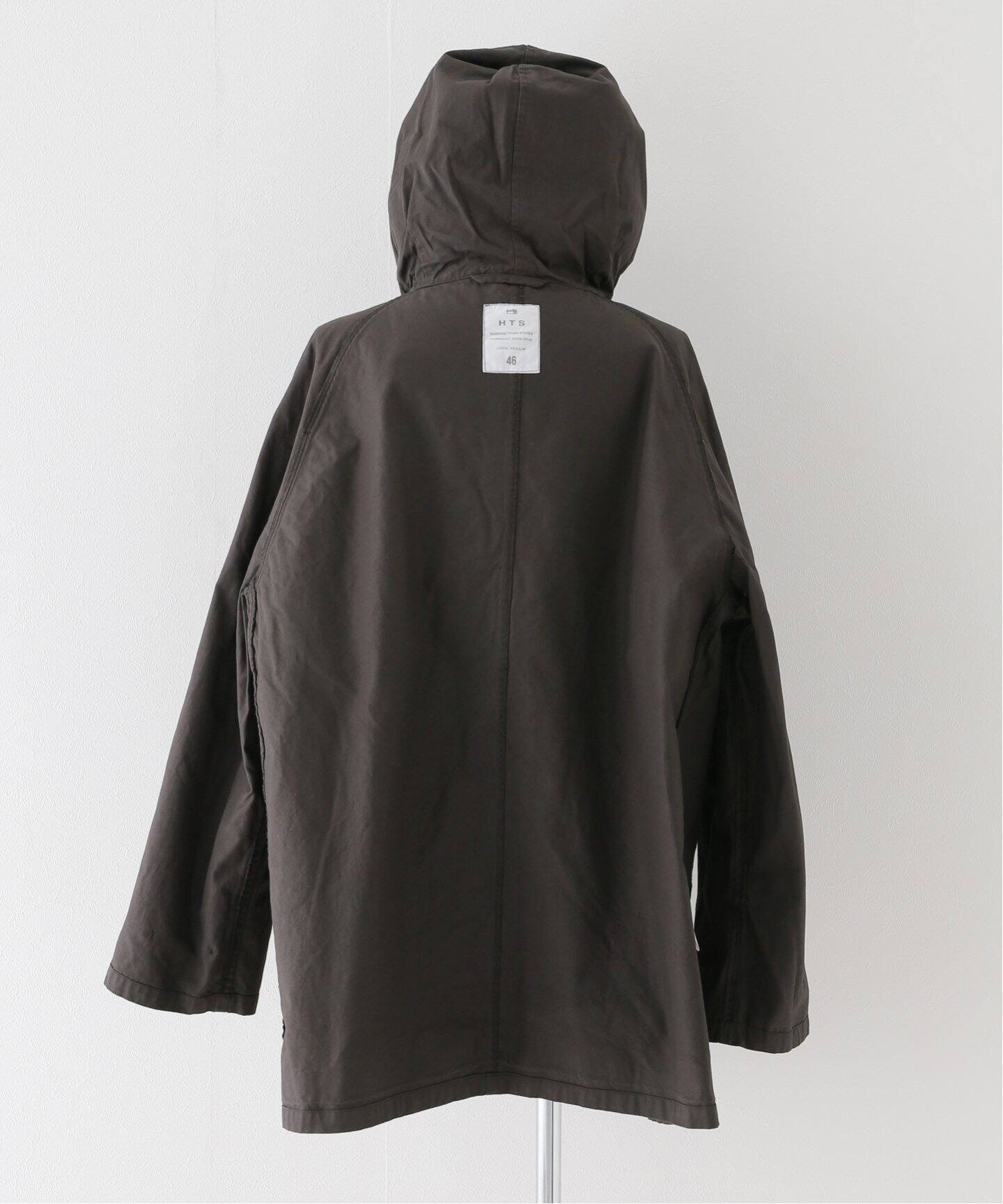 HTS / エイチティーエス】COTTON TWILL HOODED COAT（フードコート 