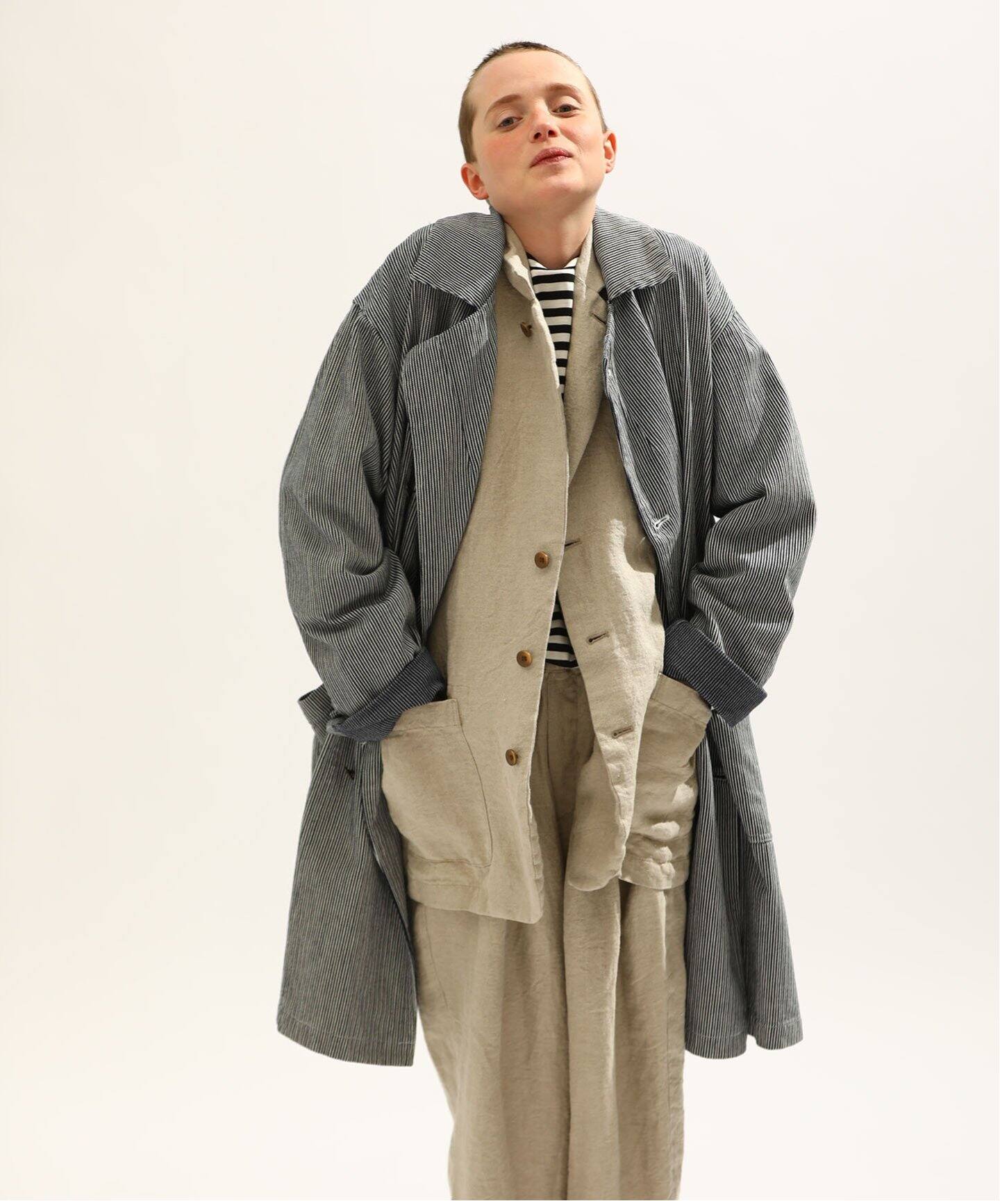 chimala/チマラ】 HICKORY SWEDISH MEDIC COAT（その他ブルゾン 