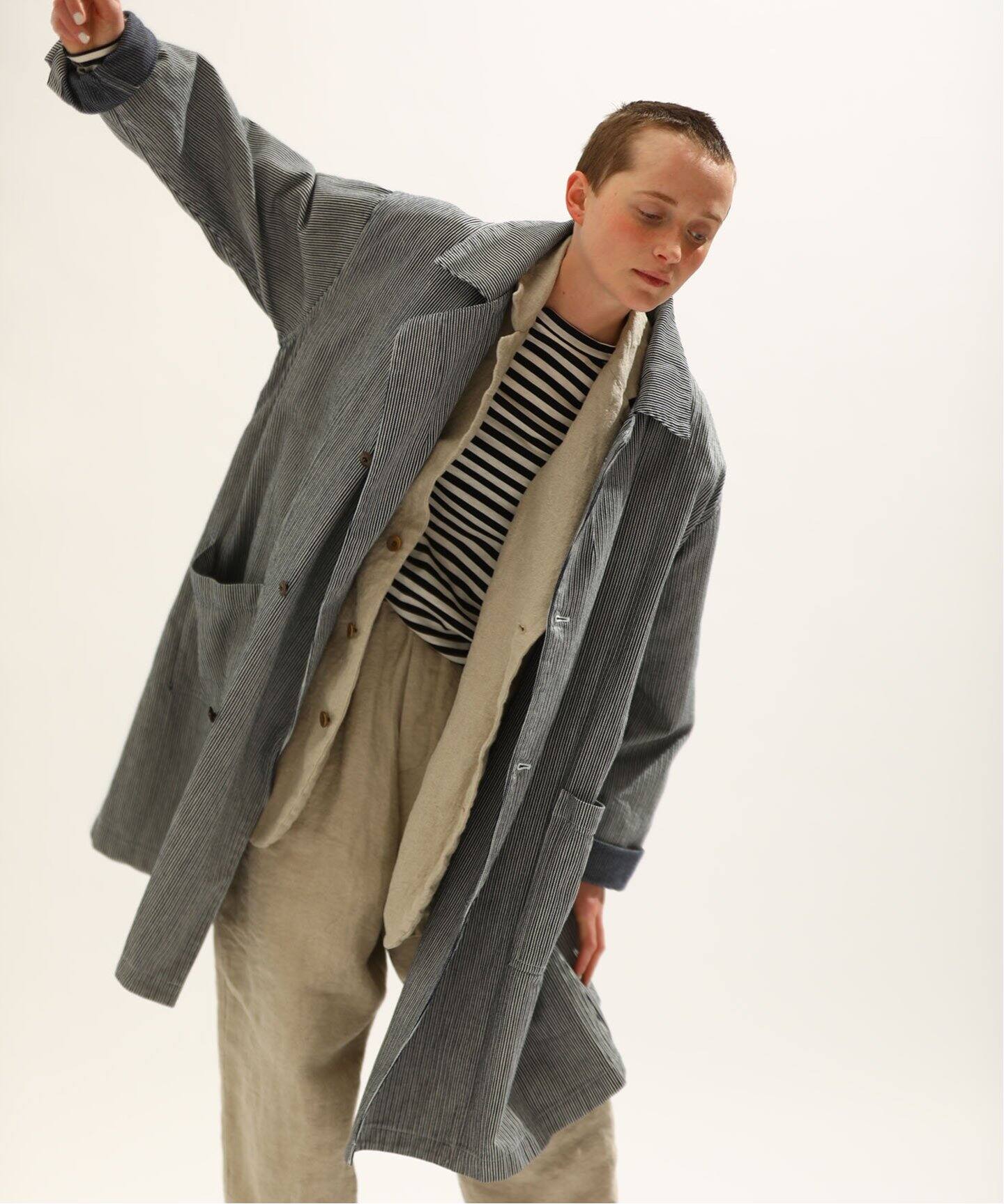 chimala/チマラ】 HICKORY SWEDISH MEDIC COAT（その他ブルゾン 