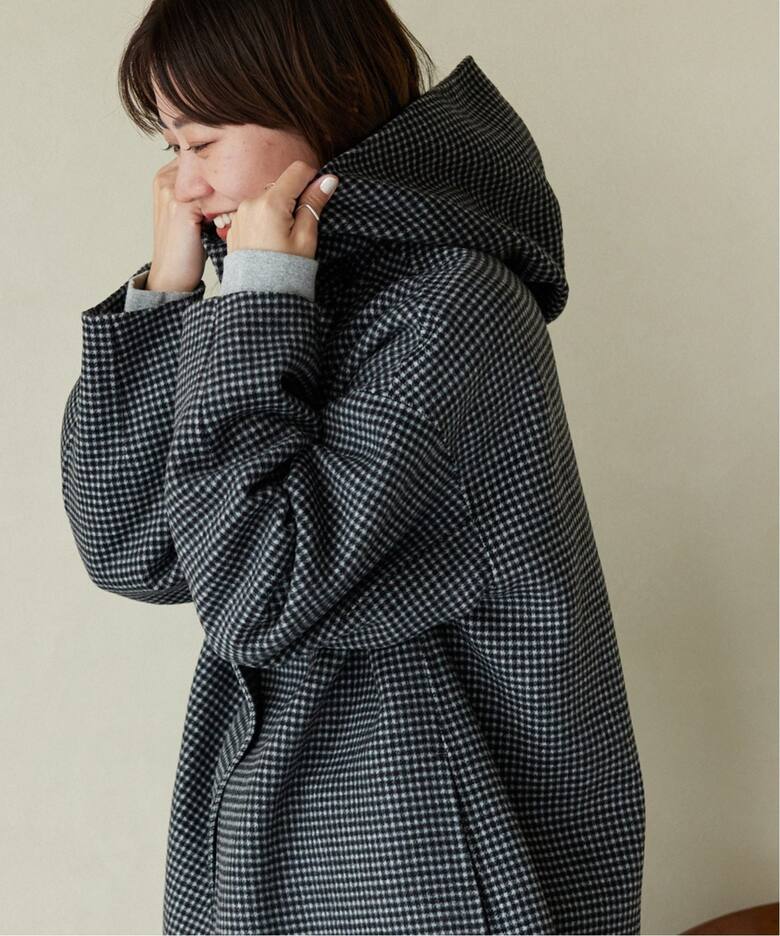 ウールナイロンリバーフードショートコート（フードコート）｜JOURNAL  