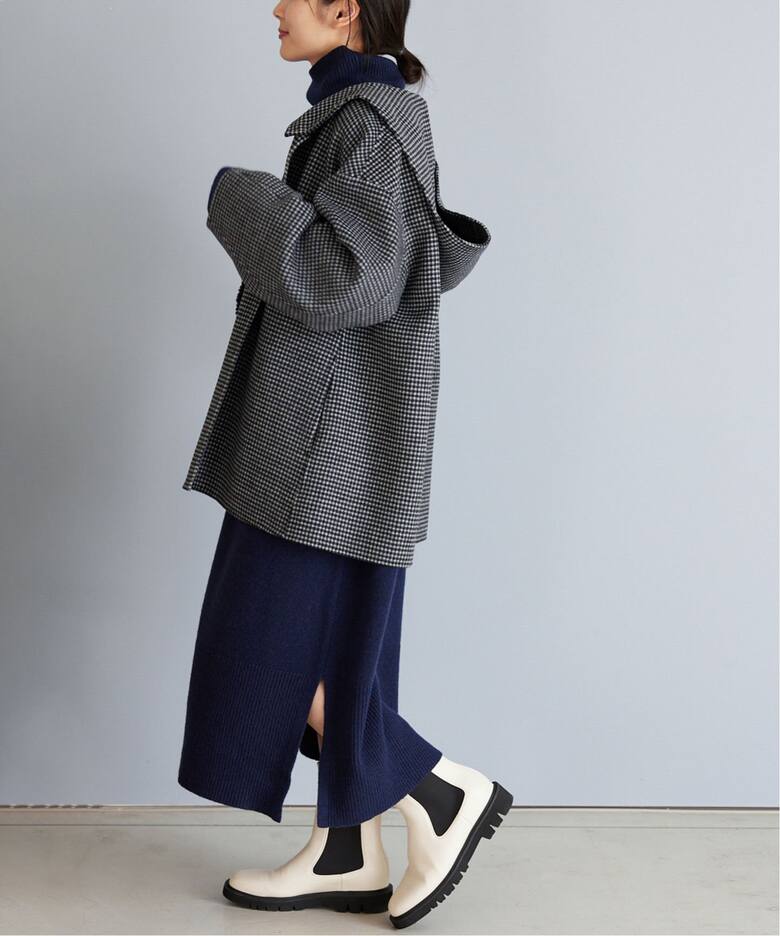 ウールナイロンリバーフードショートコート（フードコート）｜JOURNAL  