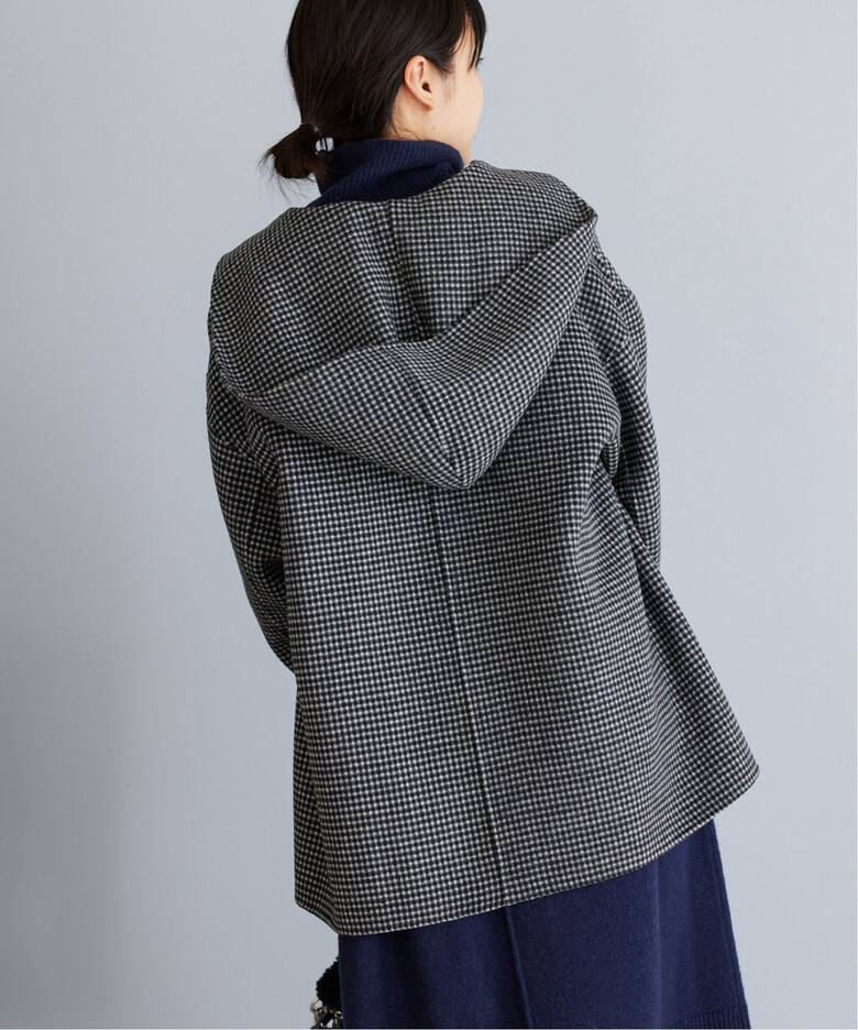 ウールナイロンリバーフードショートコート（フードコート）｜JOURNAL  