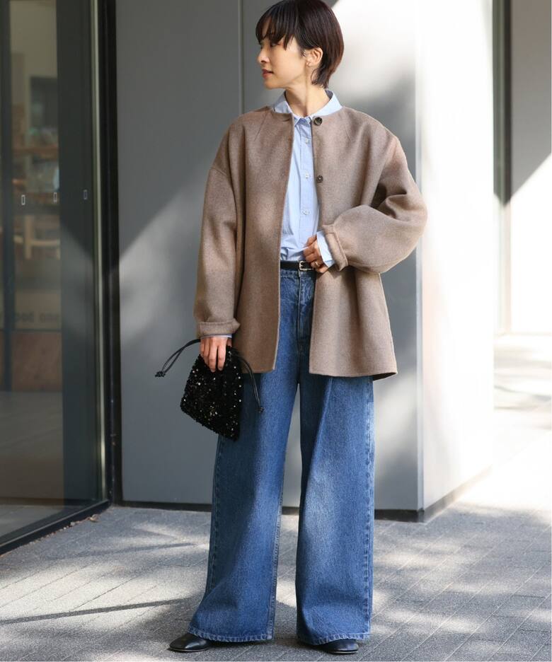 ウールナイロンリバーフードショートコート（フードコート）｜JOURNAL  