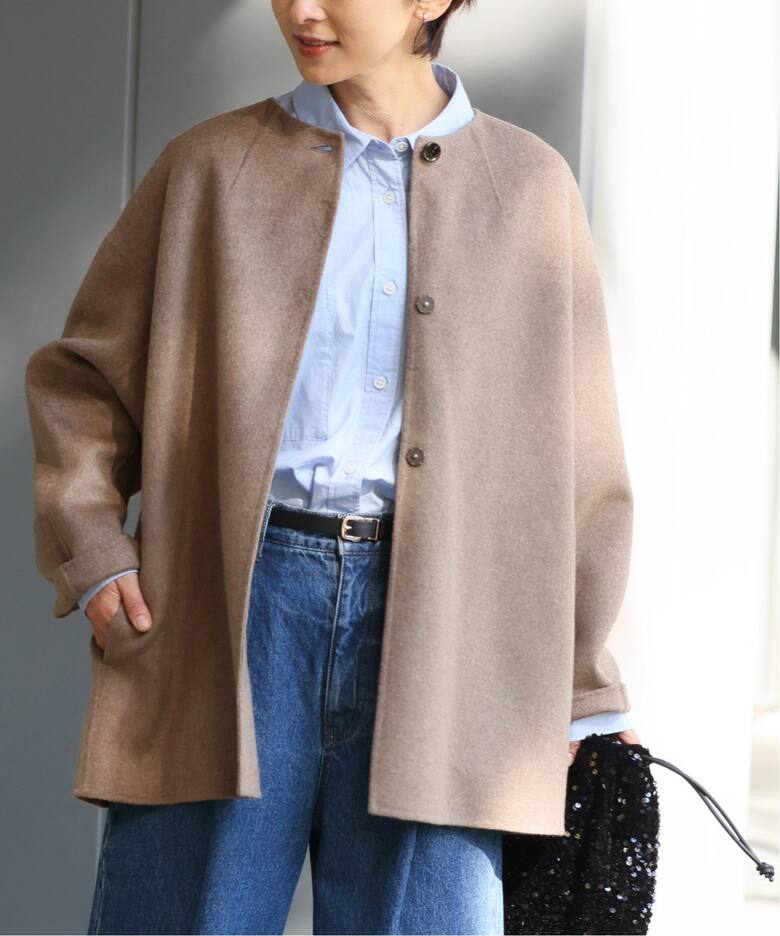 ウールナイロンリバーフードショートコート（フードコート）｜JOURNAL  