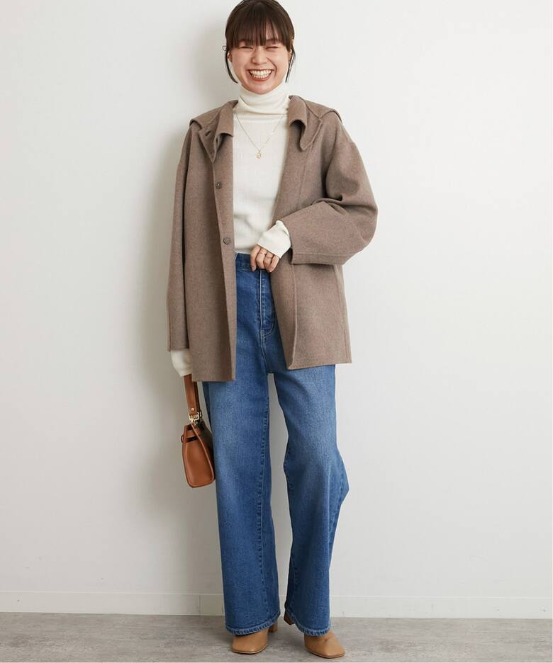 ウールナイロンリバーフードショートコート（フードコート）｜JOURNAL  