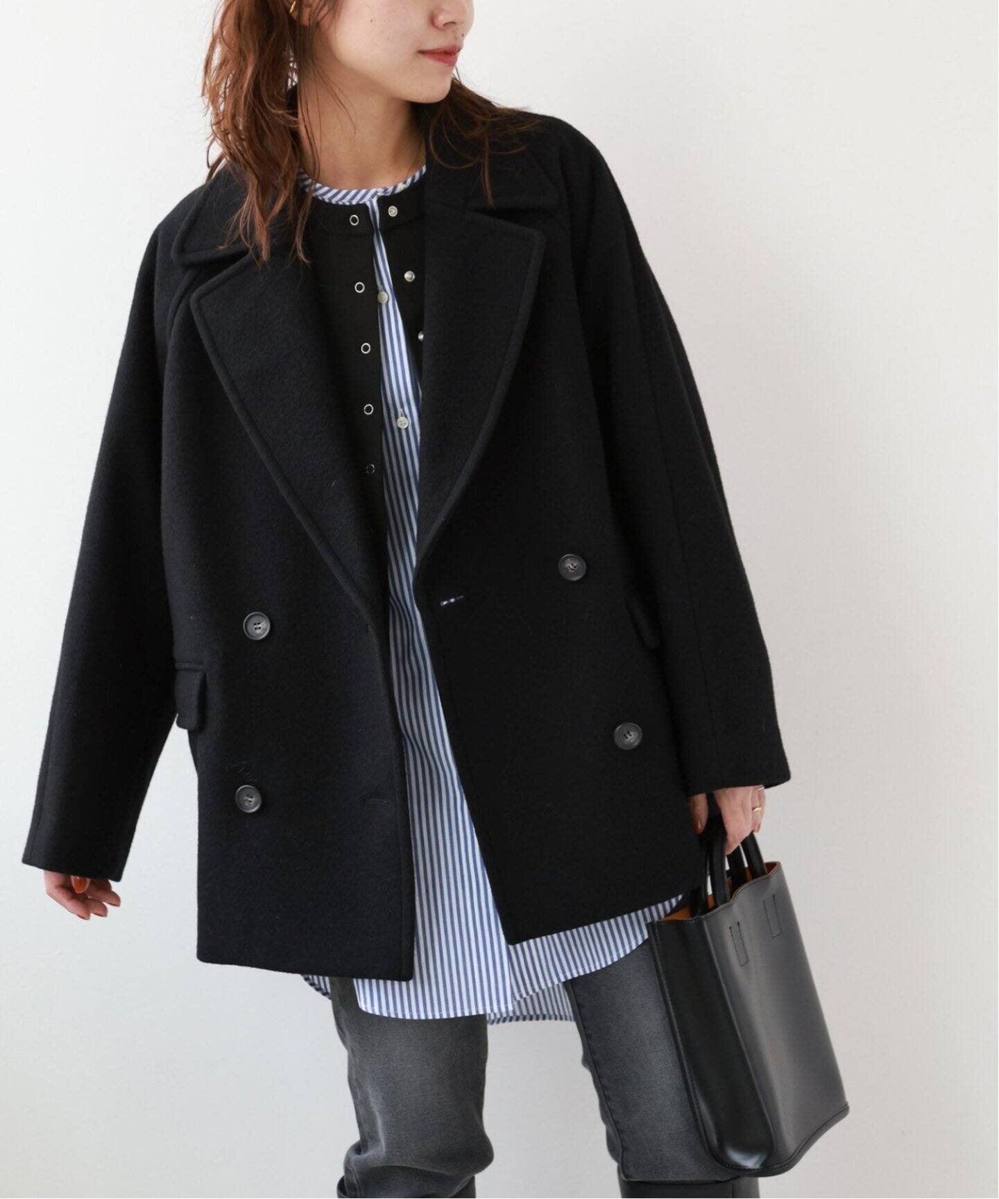 ★美品★ ESTNATION Pコート SIZE:L ESTNATION / ダブルポケットPコート｜ESTNATION ONLINE STORE｜エストネーション 公式通販