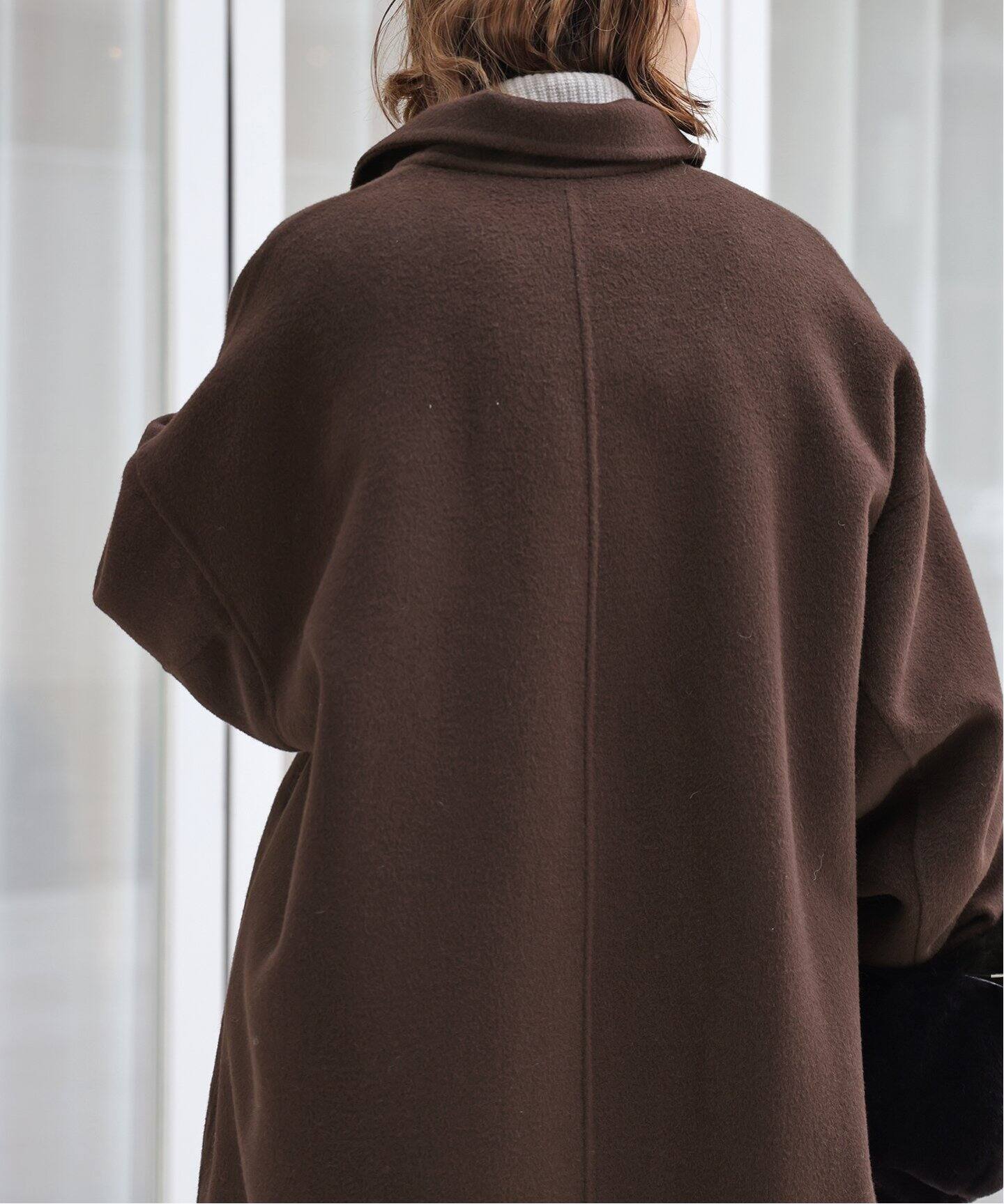 ウールアンゴラリバーコート（チェスターコート）｜Deuxieme Classe  