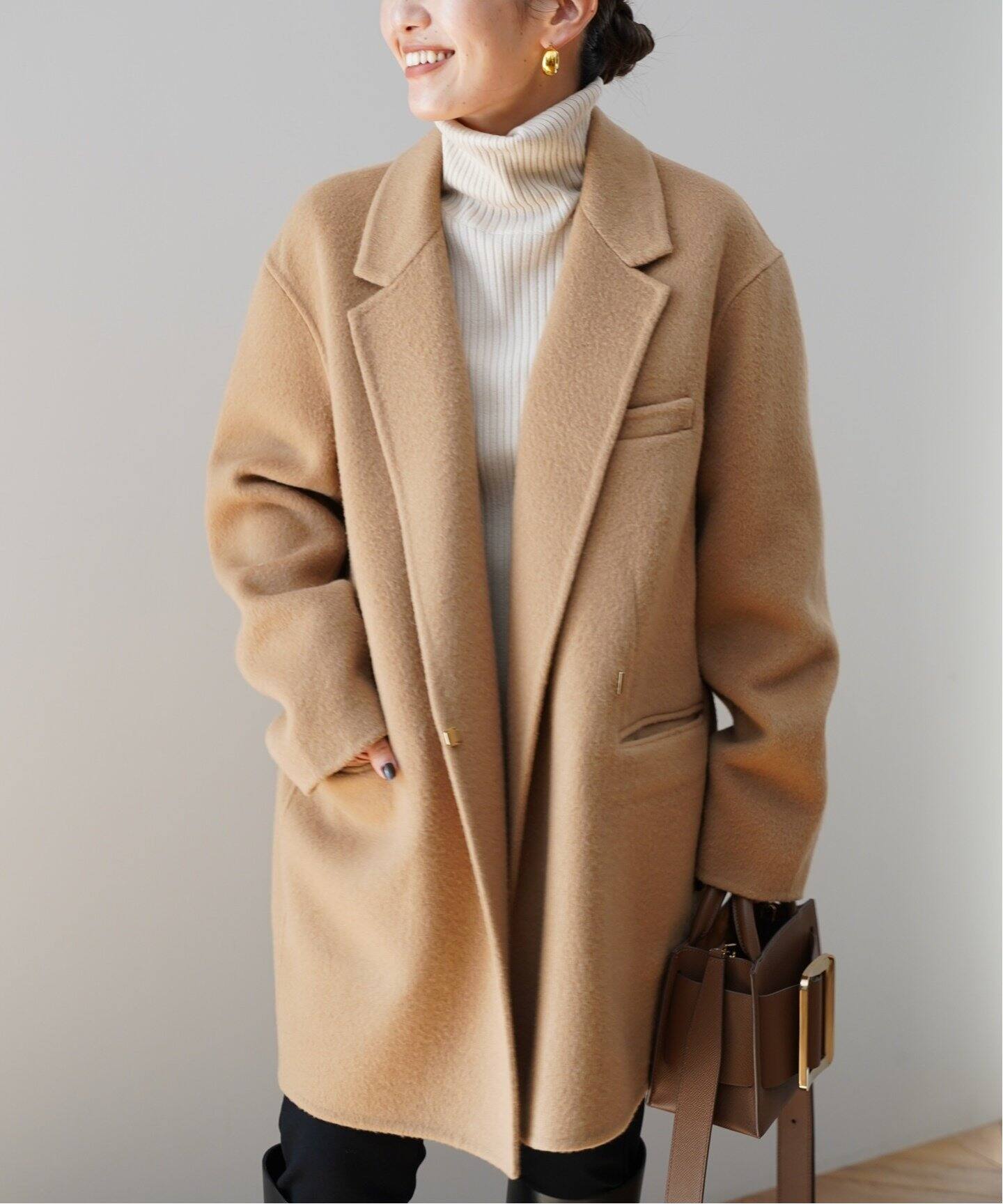 victorian シャギーショートコート（チェスターコート）｜Deuxieme  