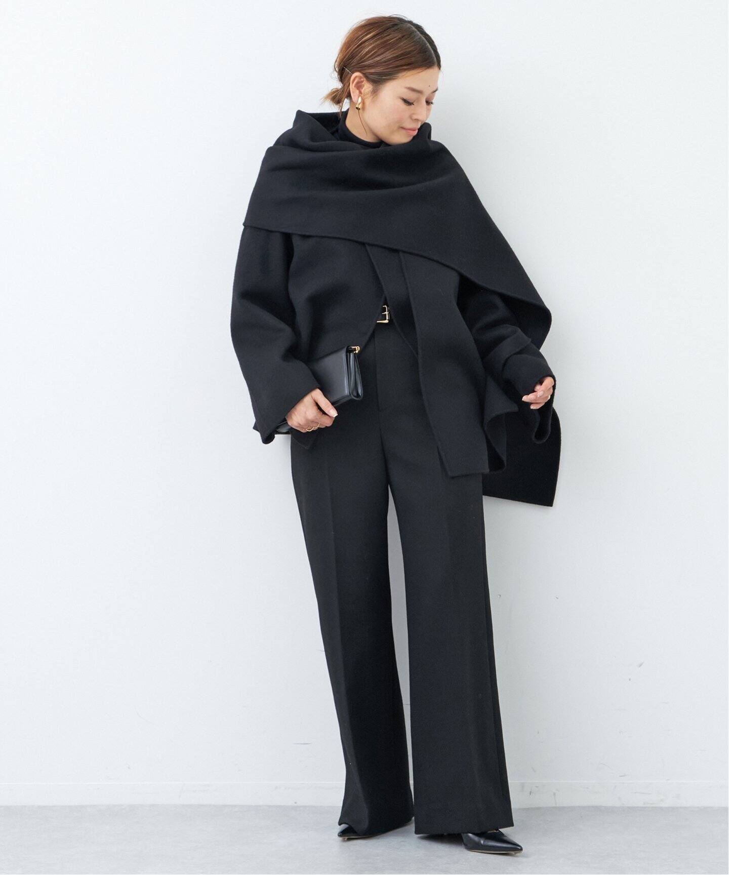 Dutstanding Coat（ノーカラーコート）｜Deuxieme Classe 