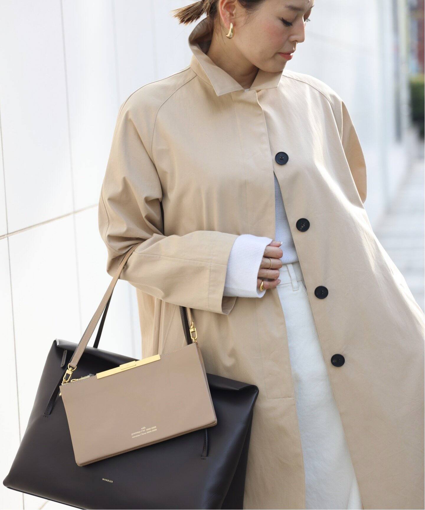 ステンカラーコート（トレンチコート）｜Deuxieme Classe  