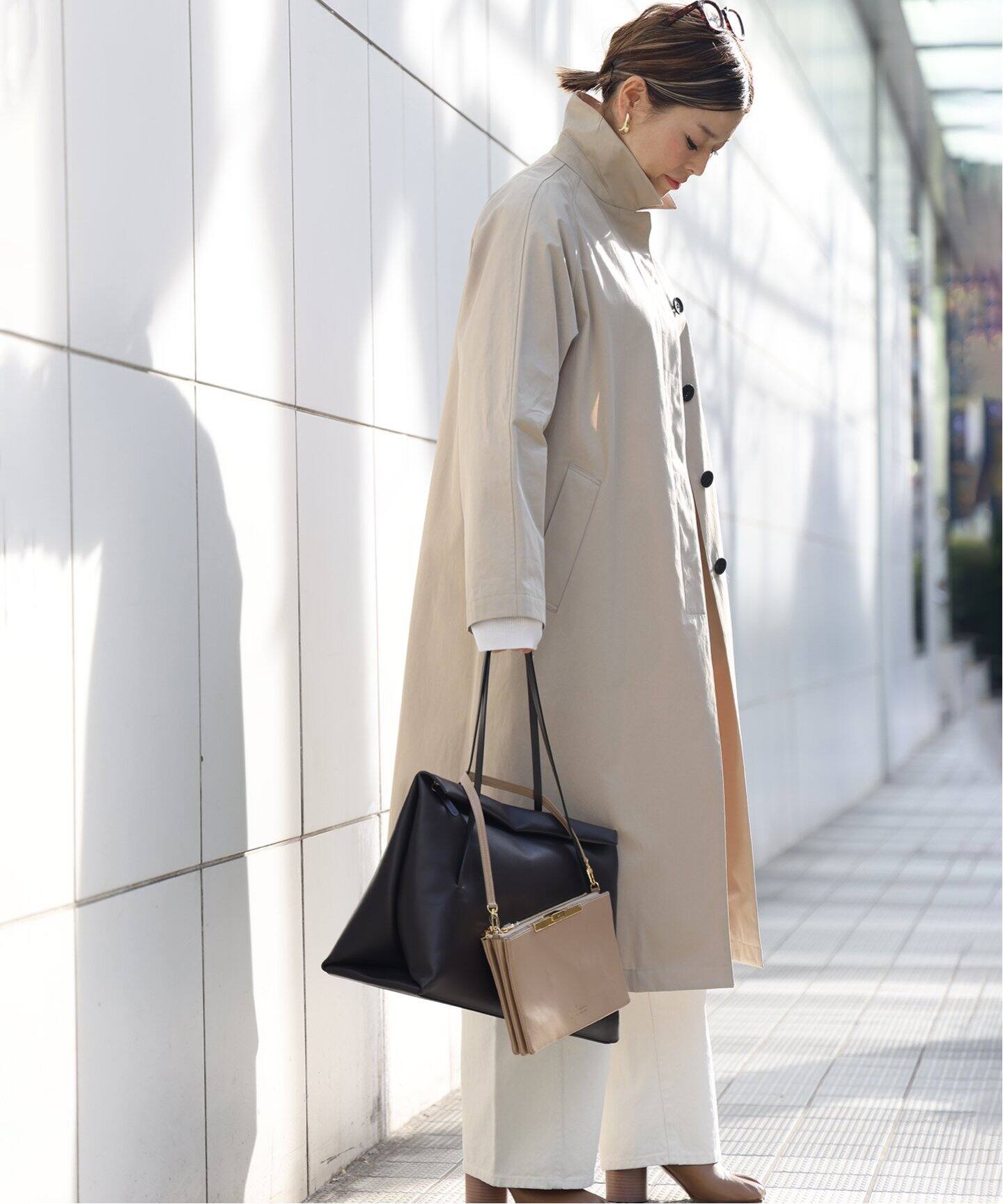 ステンカラーコート（トレンチコート）｜Deuxieme Classe  