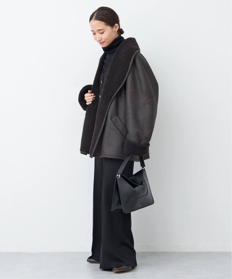 GUSHLOW＆COLE/ガシュロウアンドコール】SHEARLING MIDI コート 