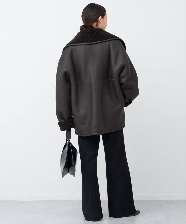 GUSHLOW＆COLE/ガシュロウアンドコール】SHEARLING MIDI コート 
