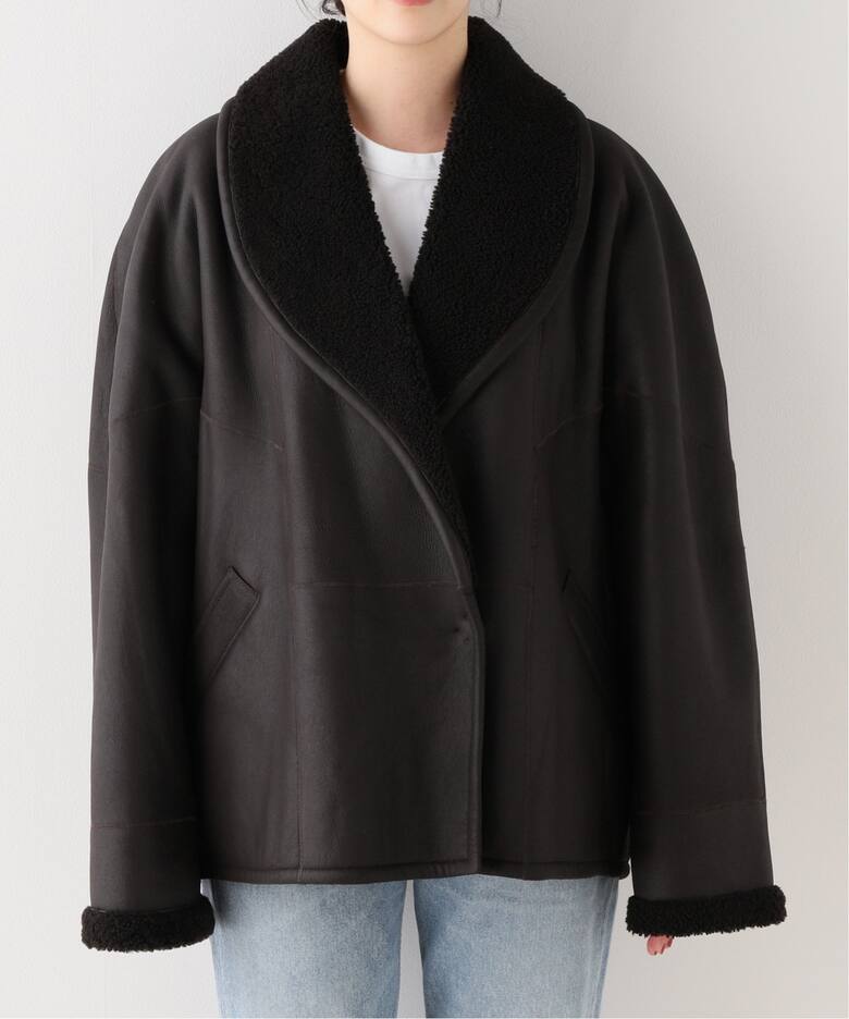 GUSHLOW＆COLE/ガシュロウアンドコール】SHEARLING MIDI コート 