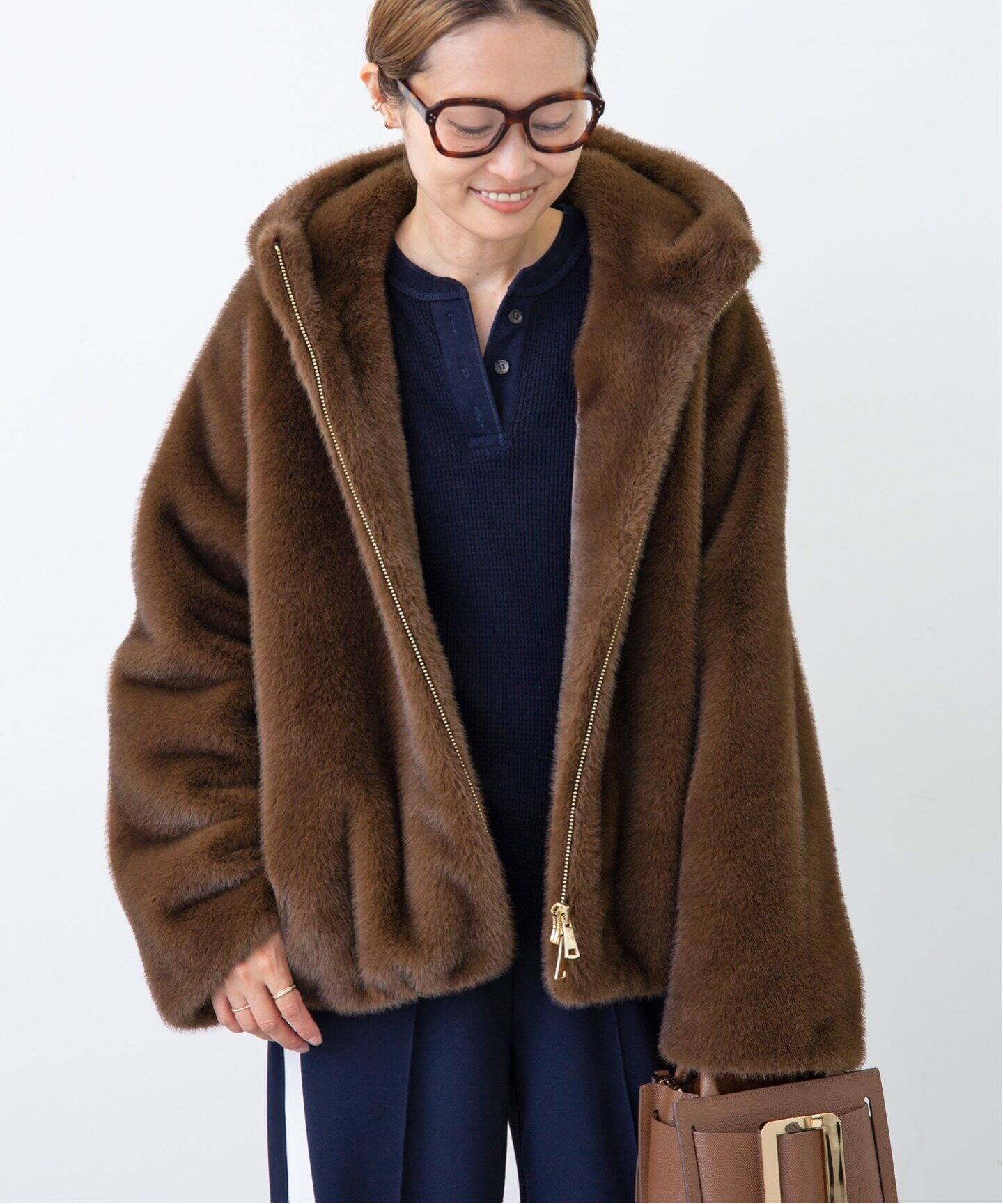 MY WHITE/マイホワイト】 BROWN ブルゾン（その他ブルゾン／アウター  