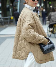 CALUX/キャラクス】 QUILTED ジャケットのコーディネートスナップ 