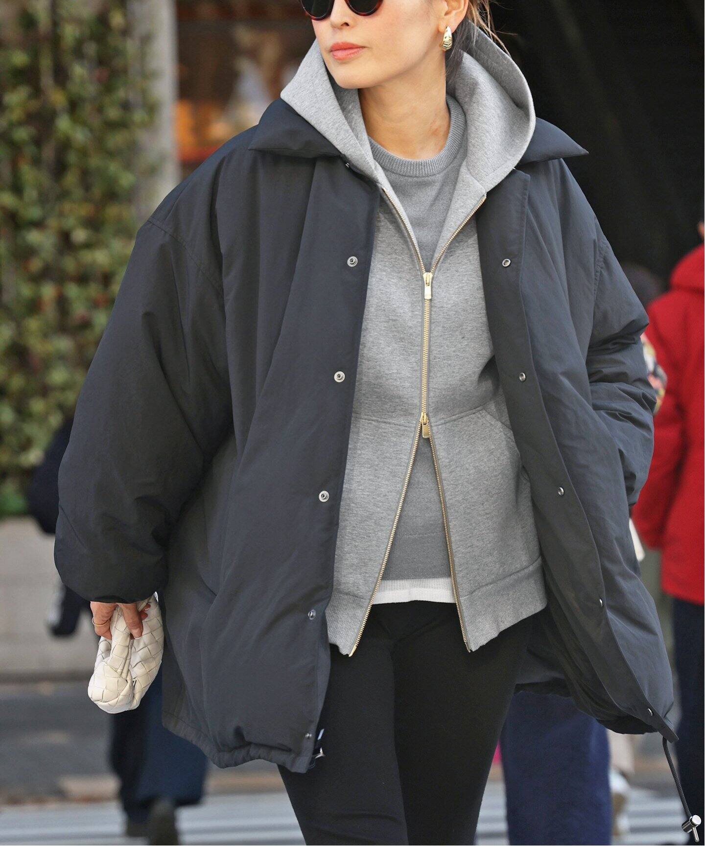 CALUX/キャラクス】 PUFFER COACH JACKET（ダウンジャケット  