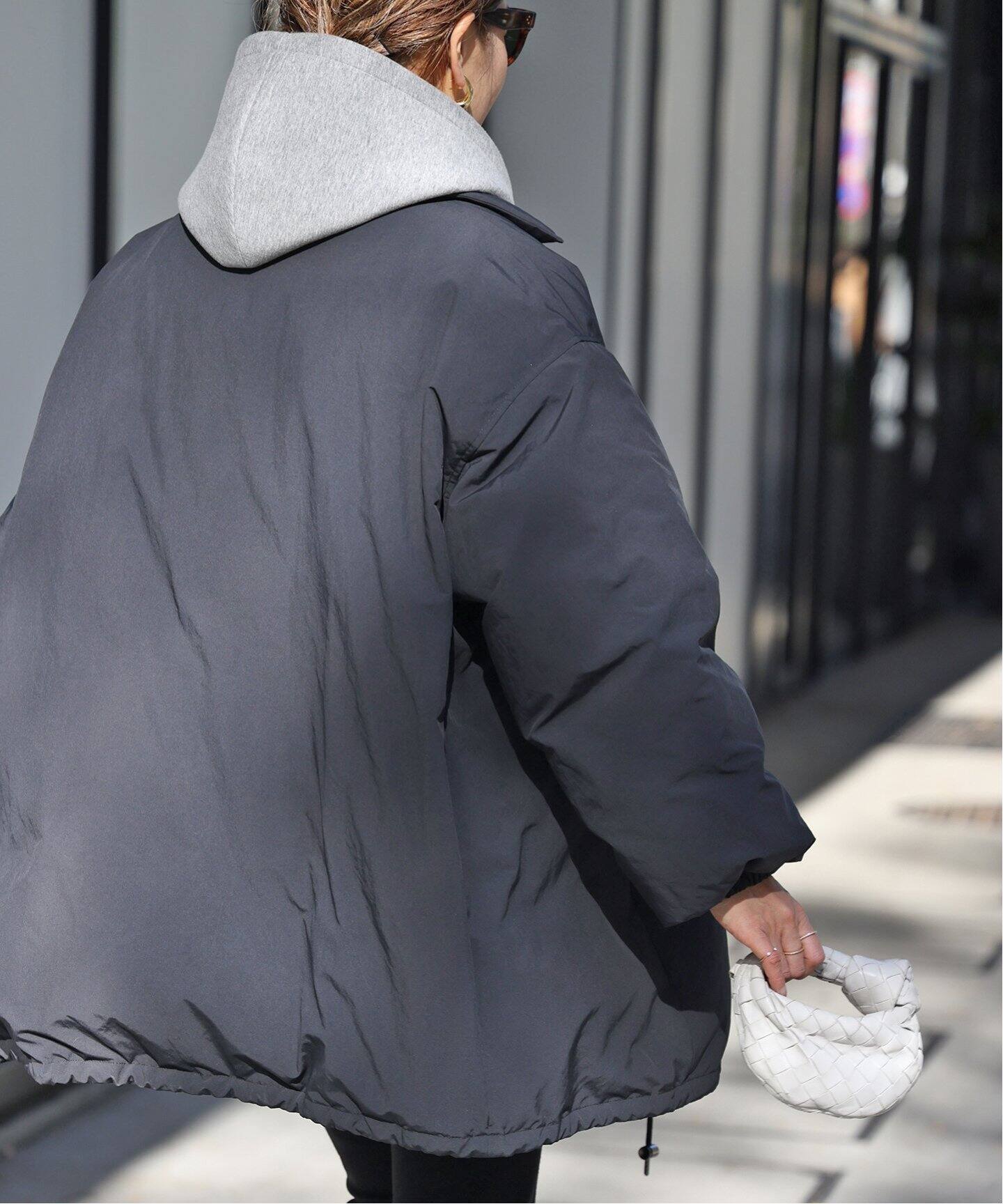 CALUX/キャラクス】 PUFFER COACH JACKET（ダウンジャケット 