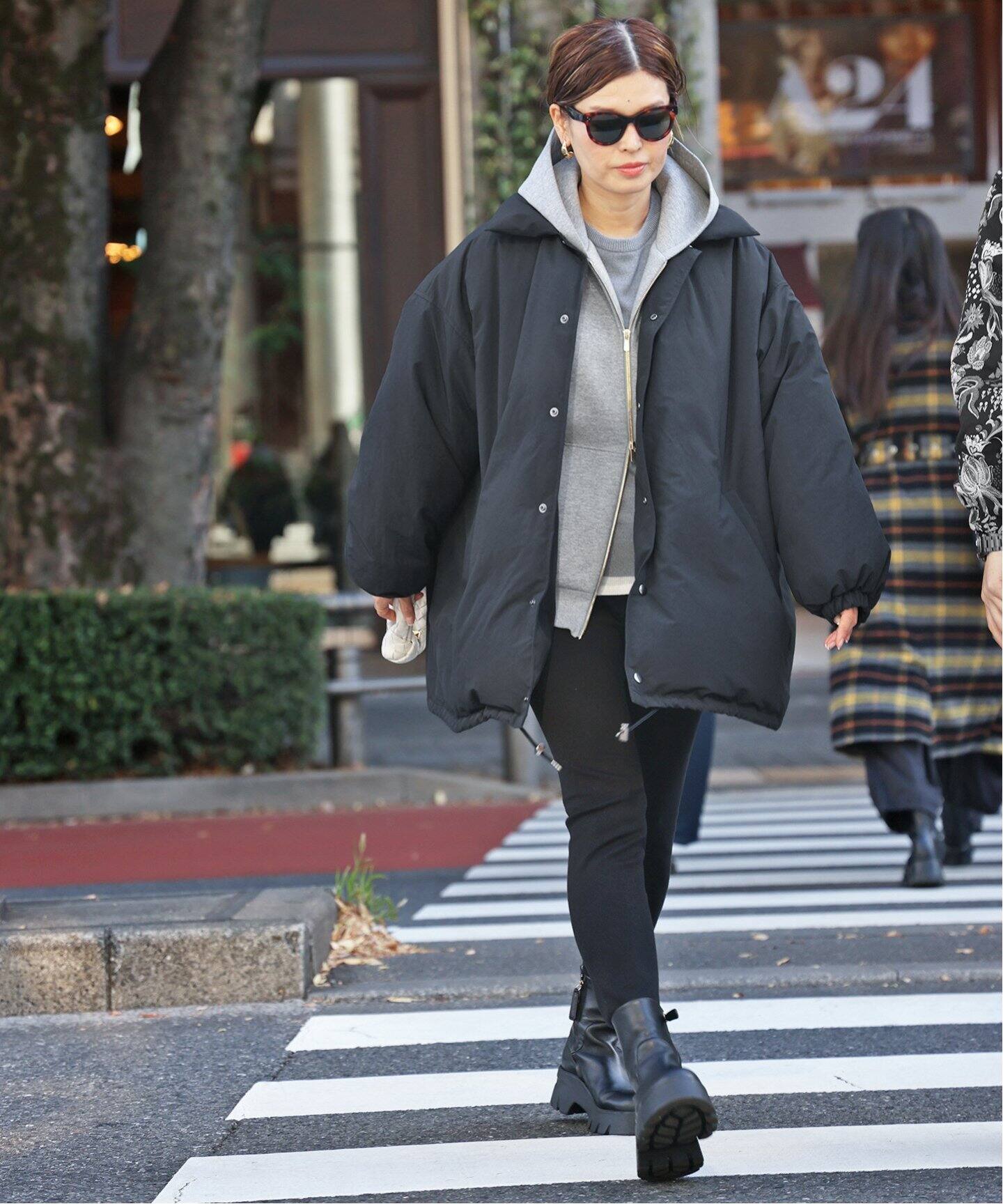 CALUX/キャラクス】 PUFFER COACH JACKET（ダウンジャケット  