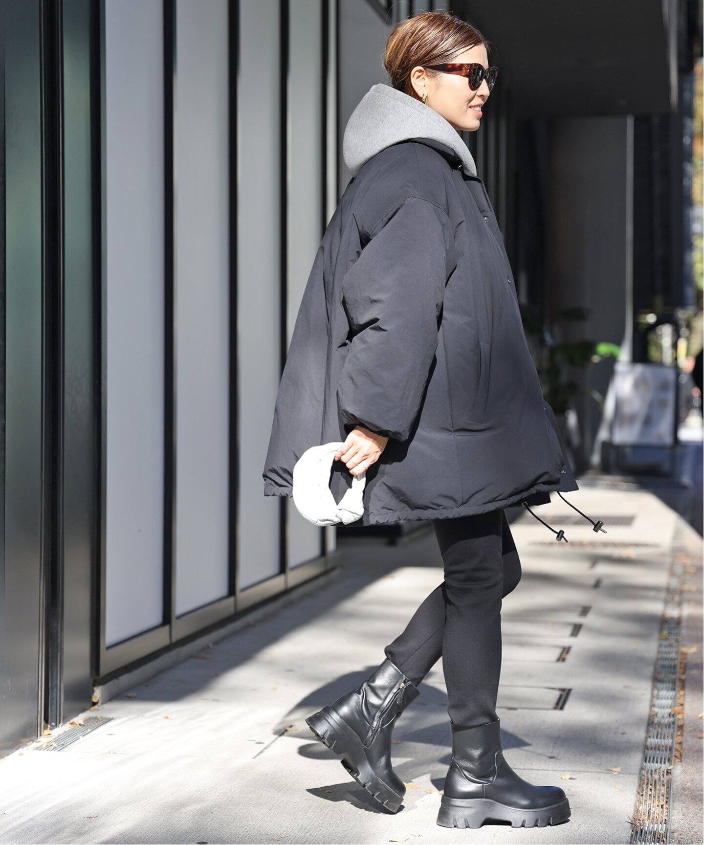 CALUX/キャラクス】 PUFFER COACH JACKET（ダウンジャケット 