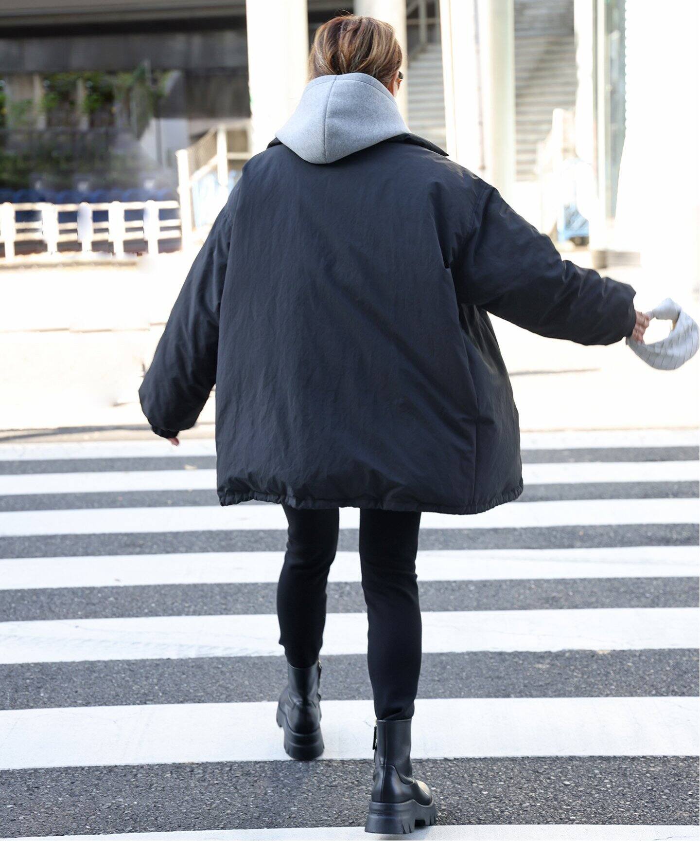 CALUX/キャラクス】 PUFFER COACH JACKET（ダウンジャケット  