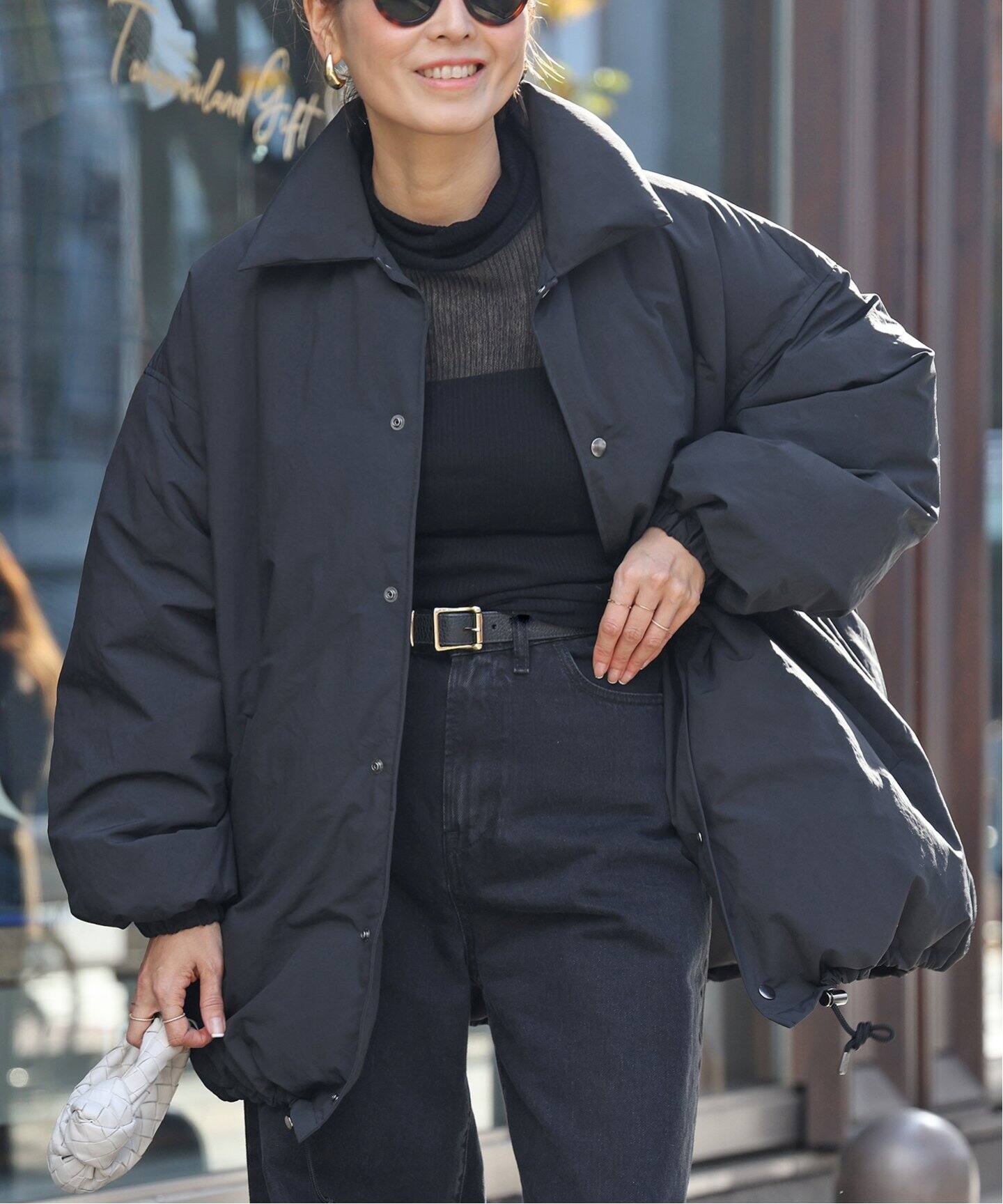 CALUX/キャラクス】 PUFFER COACH JACKET（ダウンジャケット  