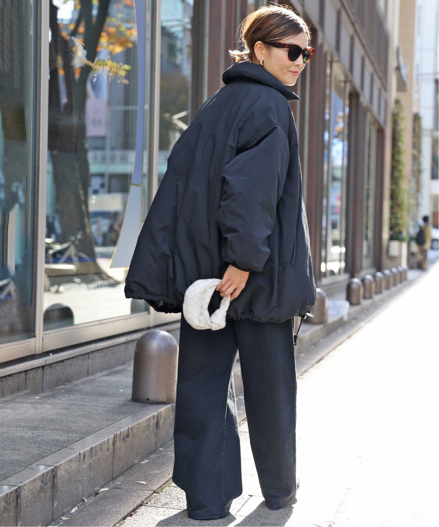 CALUX/キャラクス】 PUFFER COACH JACKET（ダウンジャケット  