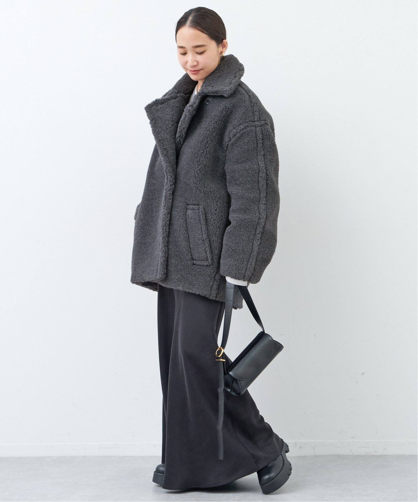 CINOH/チノ】BOA コクーンコート（ボア・フリース）｜Deuxieme Classe  