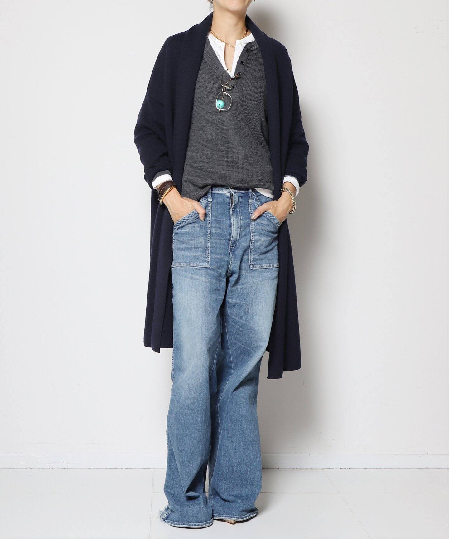 SMOOTH KNIT GOWN MIDI コート（その他ブルゾン／アウター）｜MUSE de  