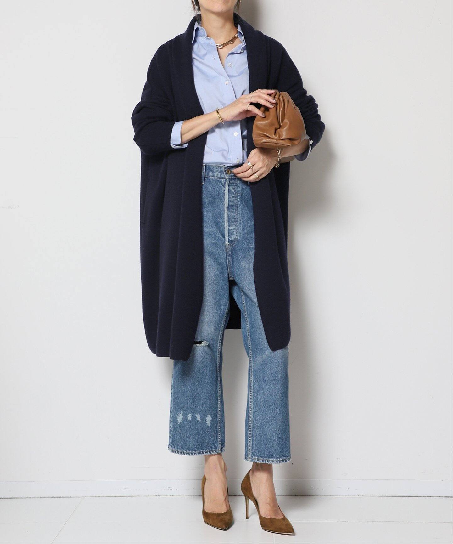 SMOOTH KNIT GOWN MIDI コート（その他ブルゾン／アウター）｜MUSE de  