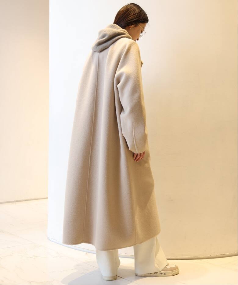 MUSE別注 ウールアンゴラ OVER コート 新品 - ロングコート