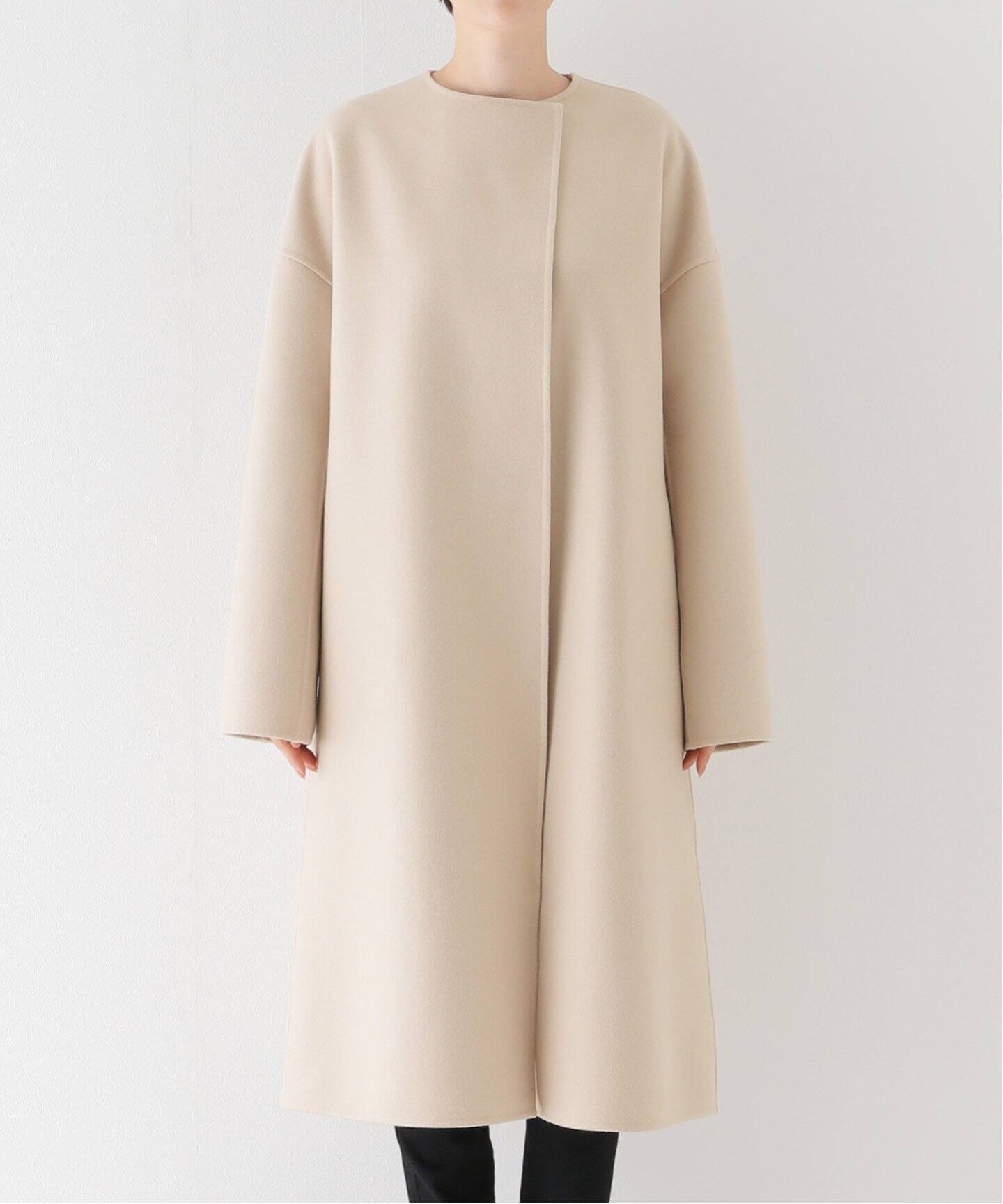 Col Pierrot/コルピエロ】*ノーカラー W FACE コート（ノーカラー  