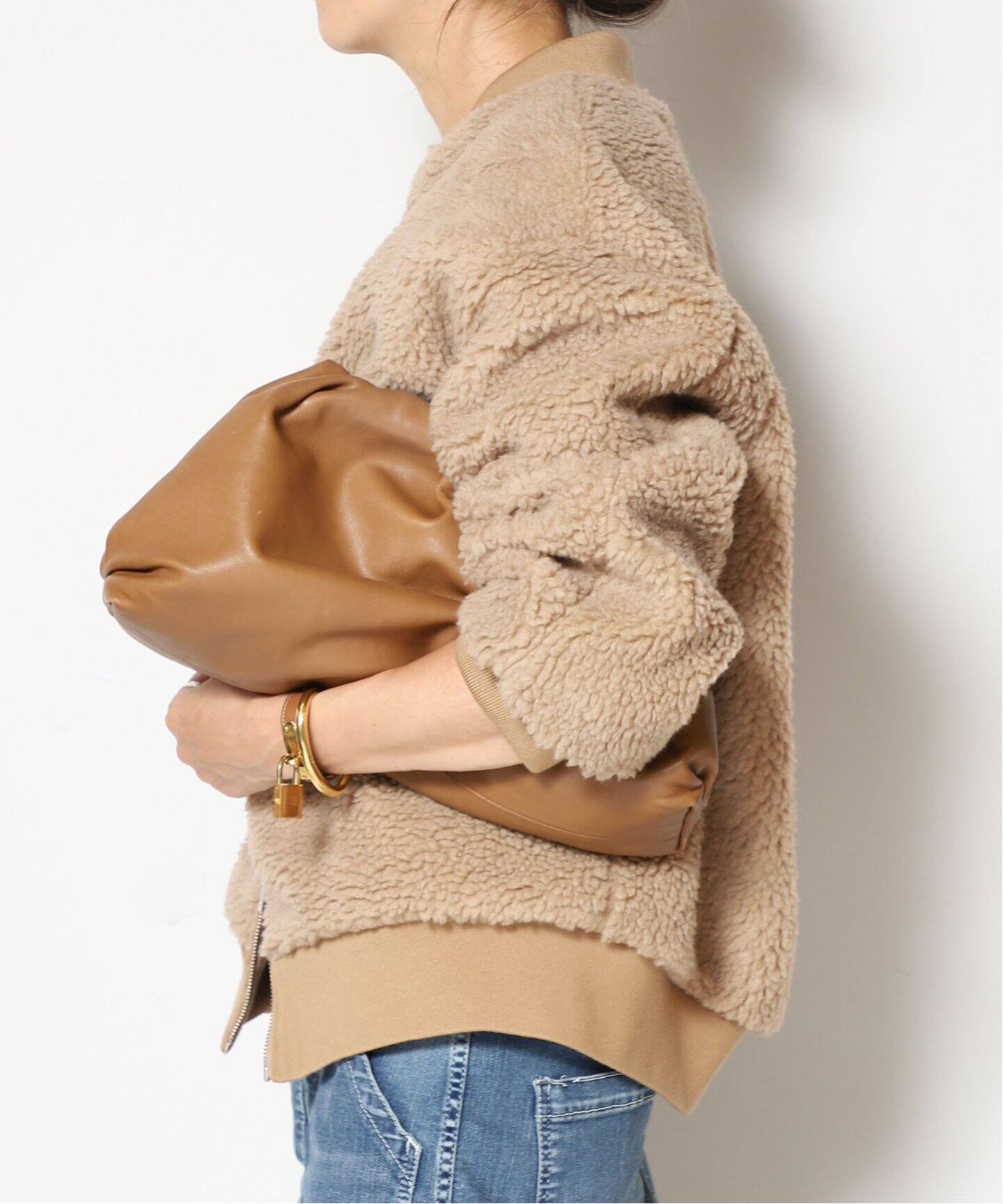 ADAWAS/アダワス】FAKE MOUTON BOMBER ジャケット（その他ブルゾン 