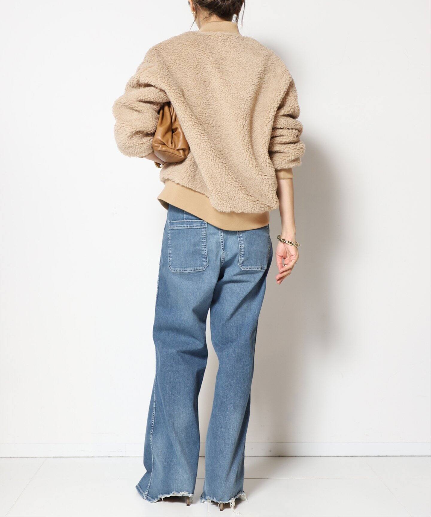 ADAWAS/アダワス】FAKE MOUTON BOMBER ジャケット（その他ブルゾン 