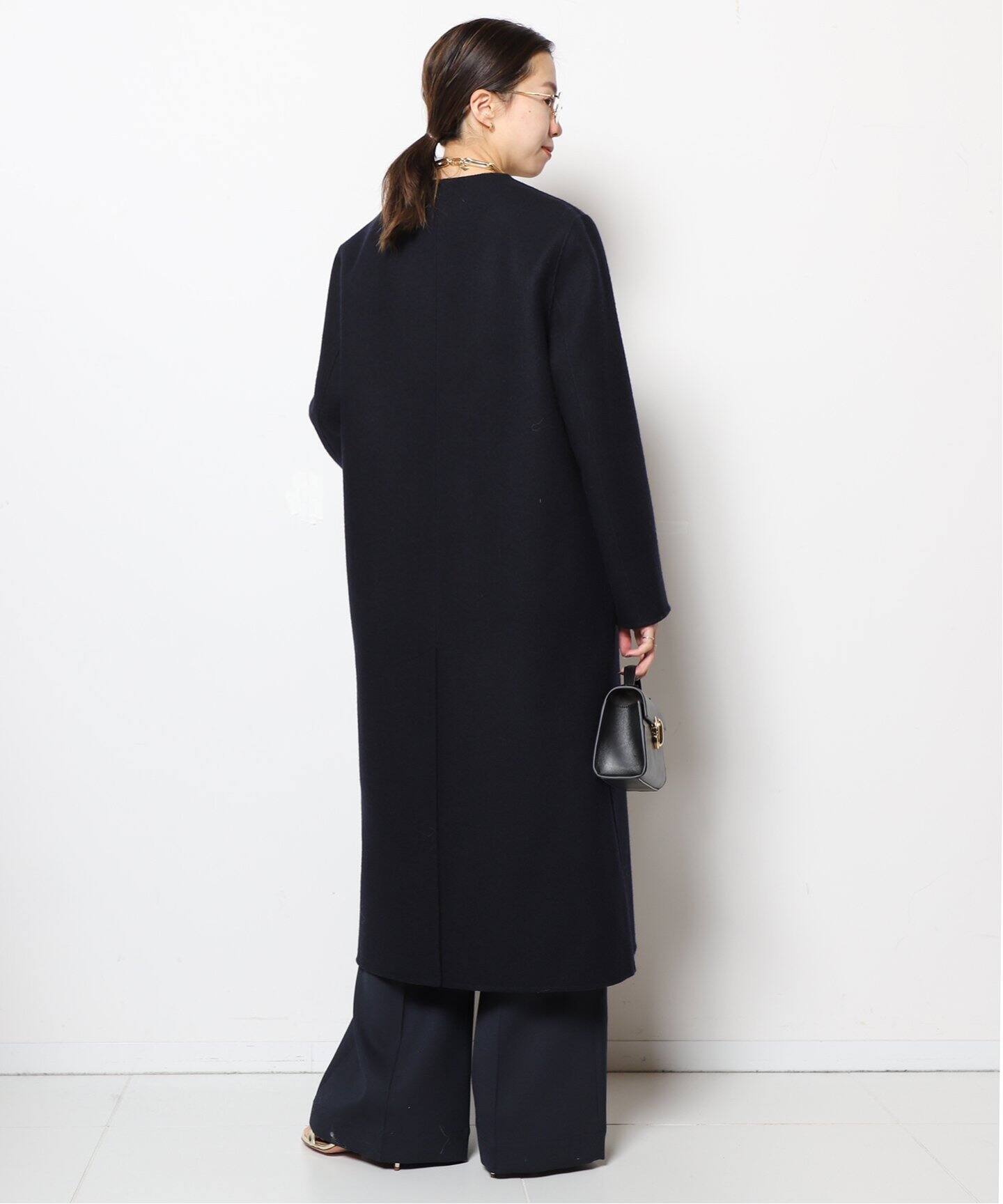 MACKINTOSH/マッキントッシュ】DOUBLE FACE ノーカラーコート 
