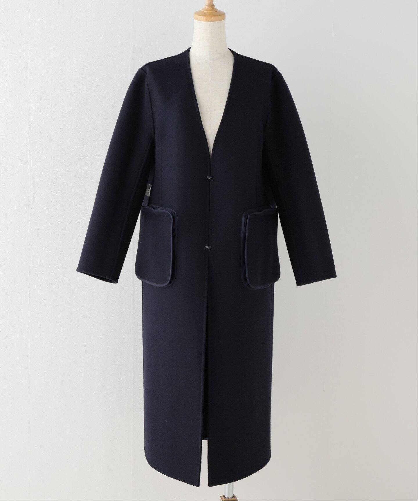 MACKINTOSH/マッキントッシュ】DOUBLE FACE ノーカラーコート（ノー 