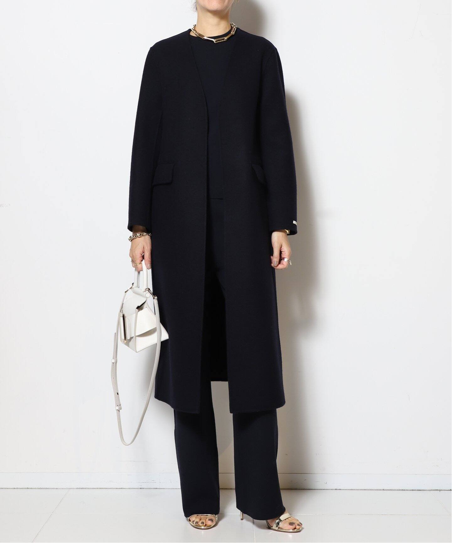 MACKINTOSH/マッキントッシュ】DOUBLE FACE ノーカラーコート（ノー  