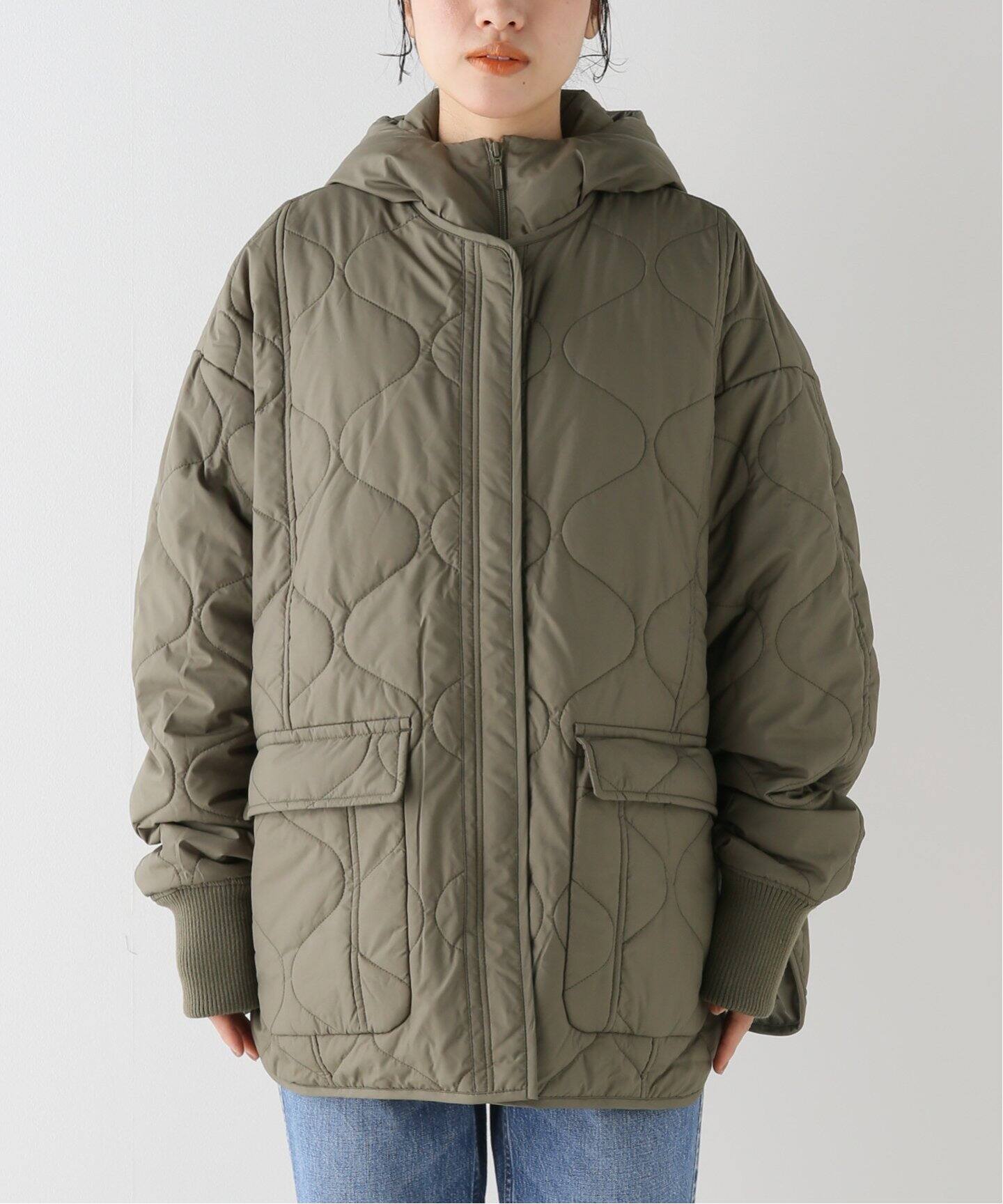 CALUX/キャラクス】QUILTED HOODY ジャケット（その他ブルゾン 
