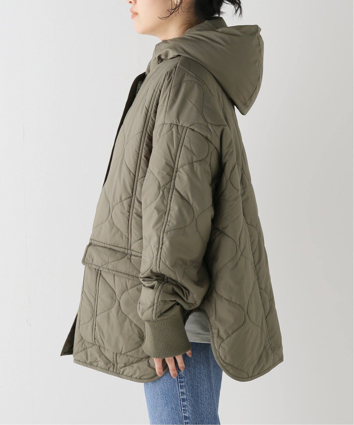 CALUX/キャラクス】QUILTED HOODY ジャケット（その他ブルゾン 