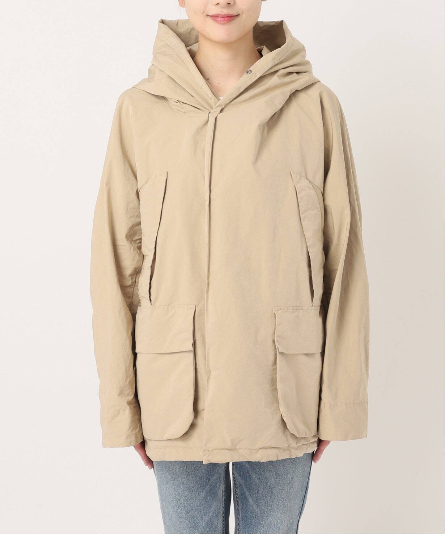 REMI RELIEF/レミレリーフ】フードショート丈 ブルゾン（マウンテン  