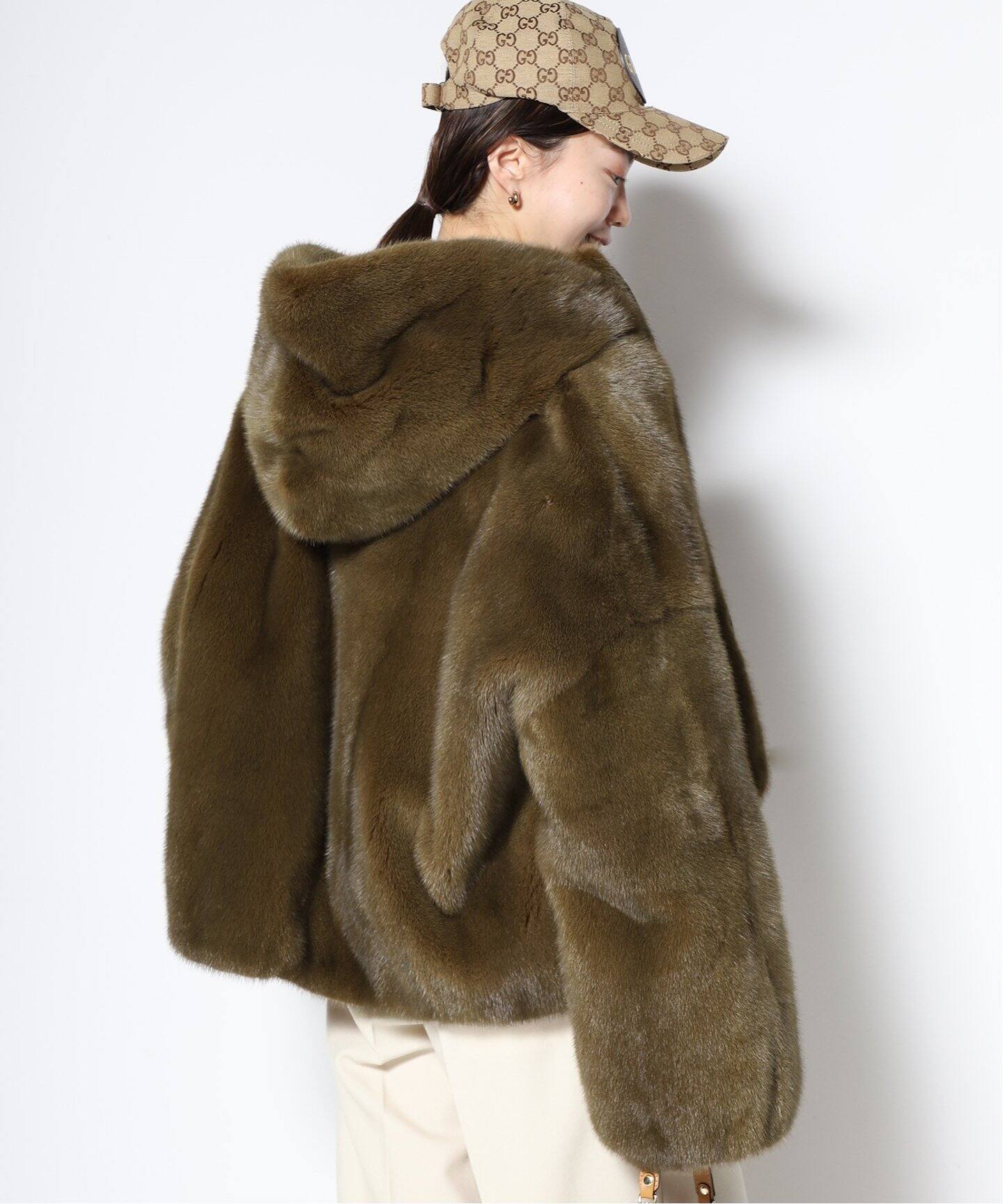 BLANCHA/ブランカ】MINK MILITARY BOMBER ジャケット（その他 