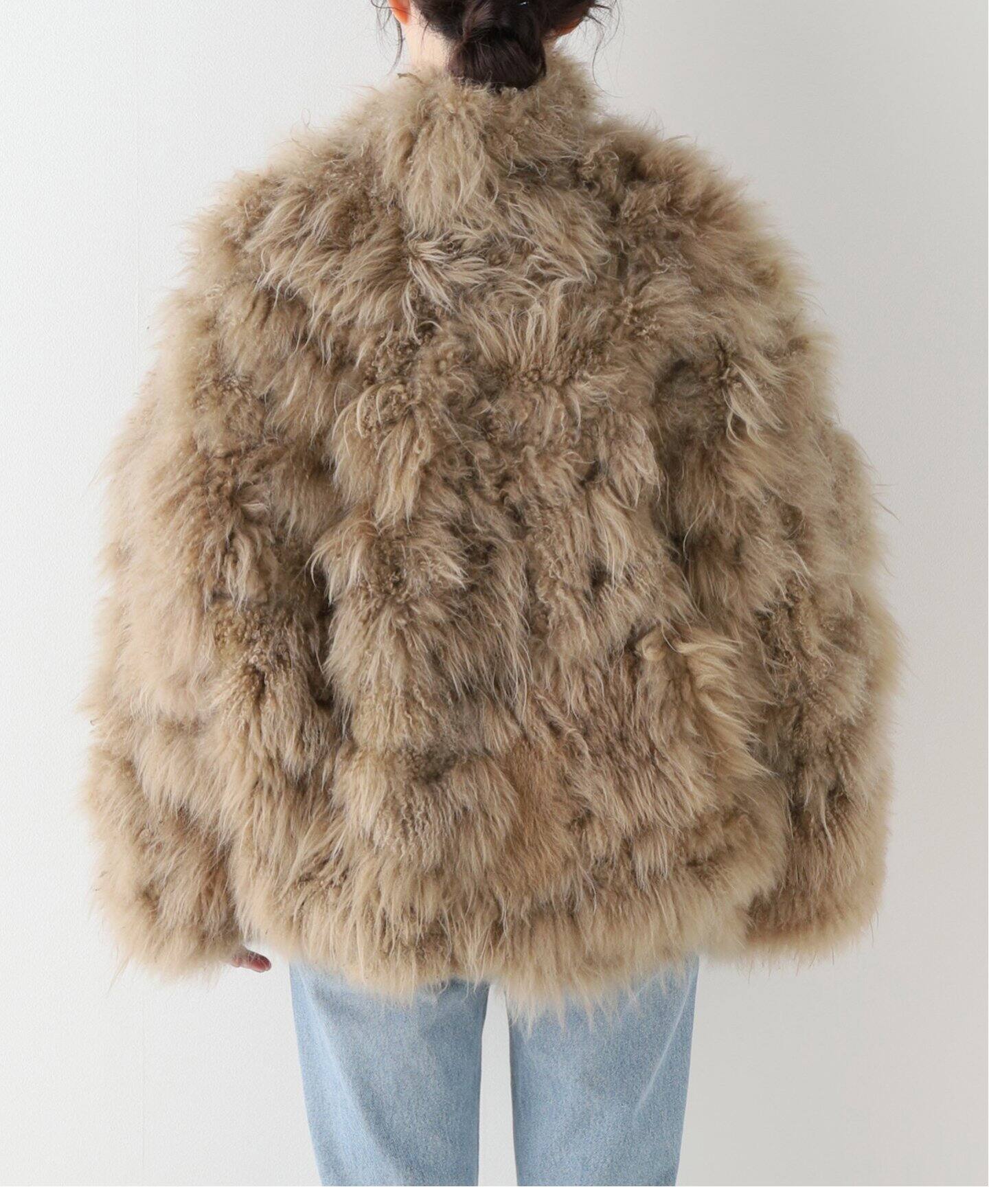 SIMONETTA RAVIZZA/シモネッタラヴィッツァ】CASHMERE GOAT FUR 