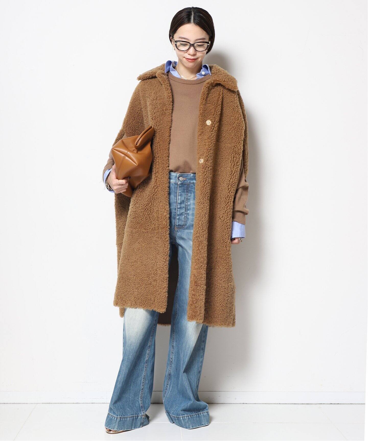 FURLING by GIANNI/ファーリングバイジャンニ】ムートンケープ  