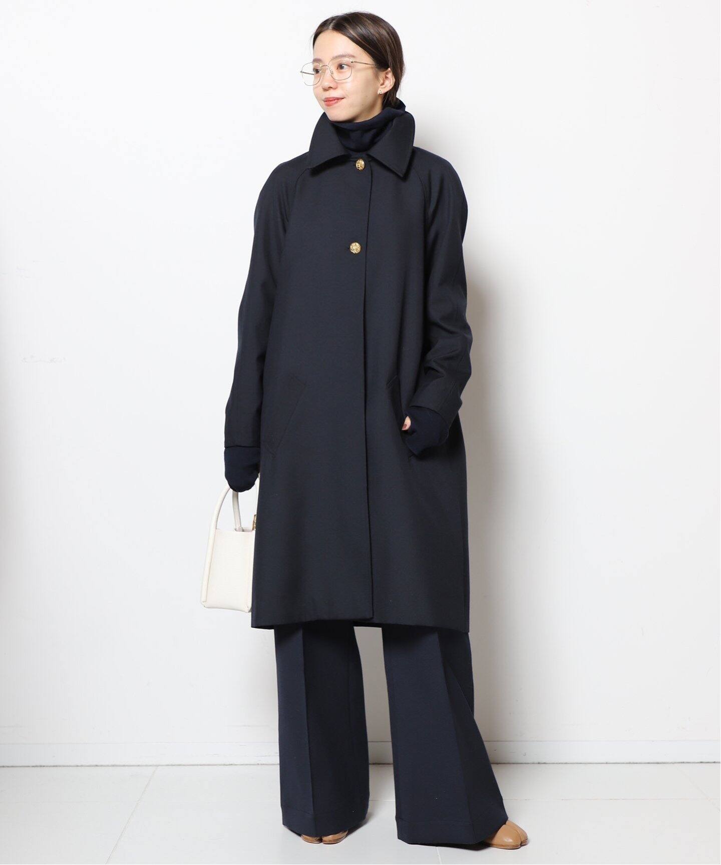 LES PRAIRIES DE PARIS/レ プレリード パリ】SOUTIEN COLLAR コート 