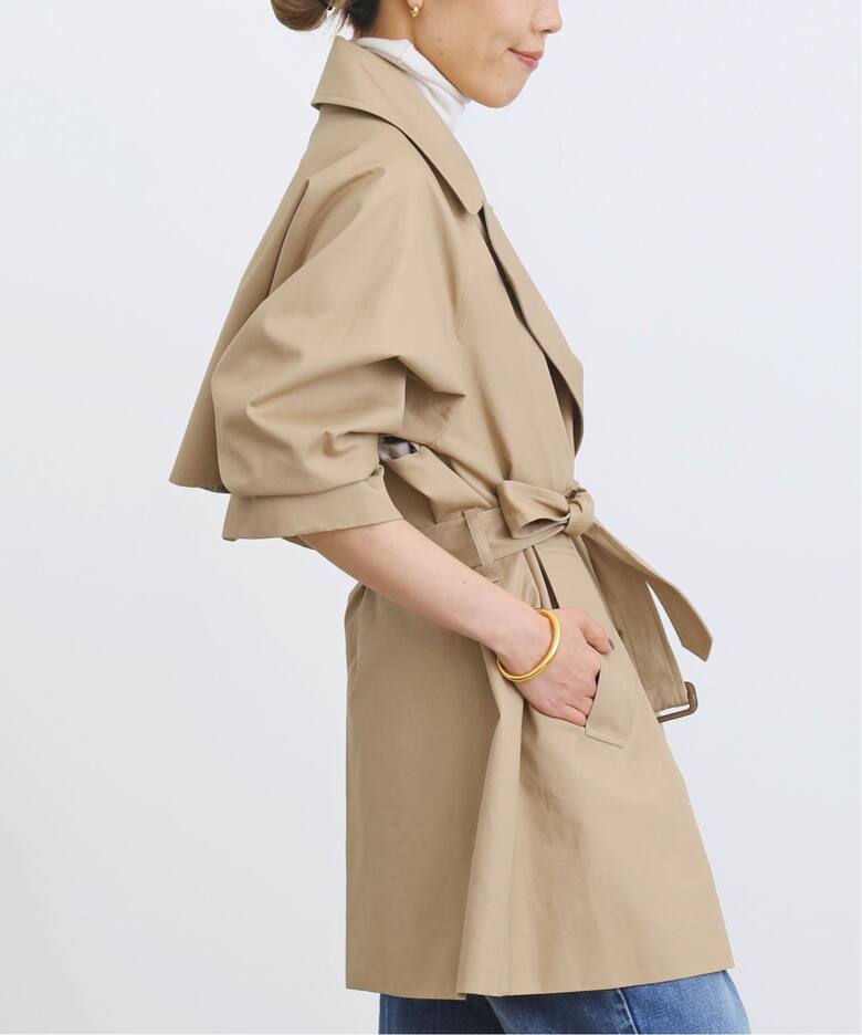 SHORT TRENCH COAT（トレンチコート）｜L