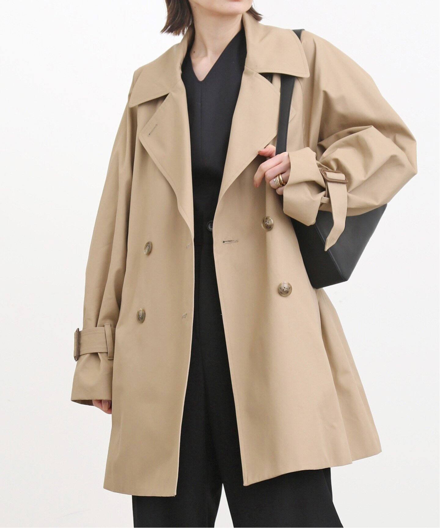 SHORT TRENCH COAT（トレンチコート）｜L 