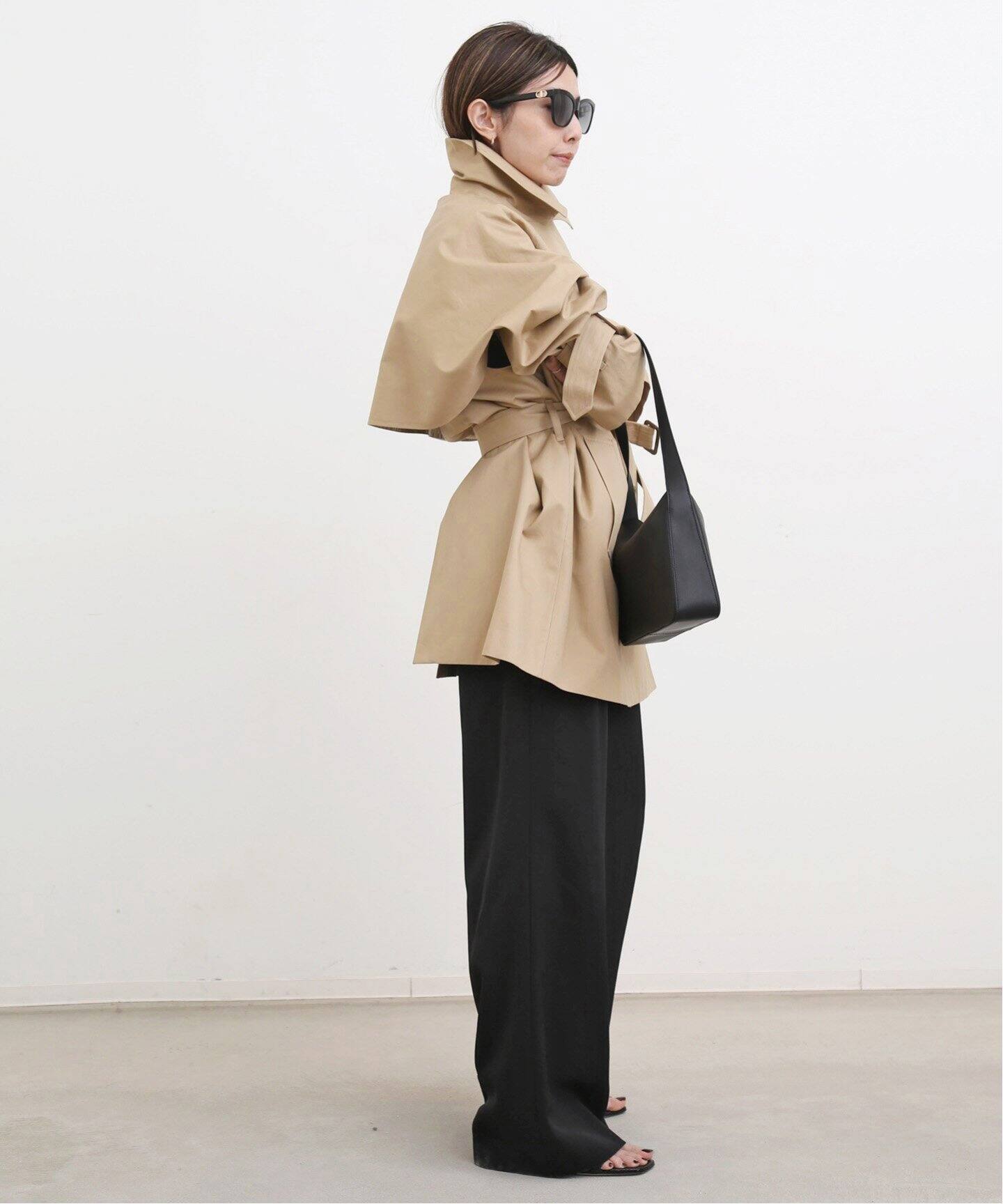 SHORT TRENCH COAT（トレンチコート）｜L