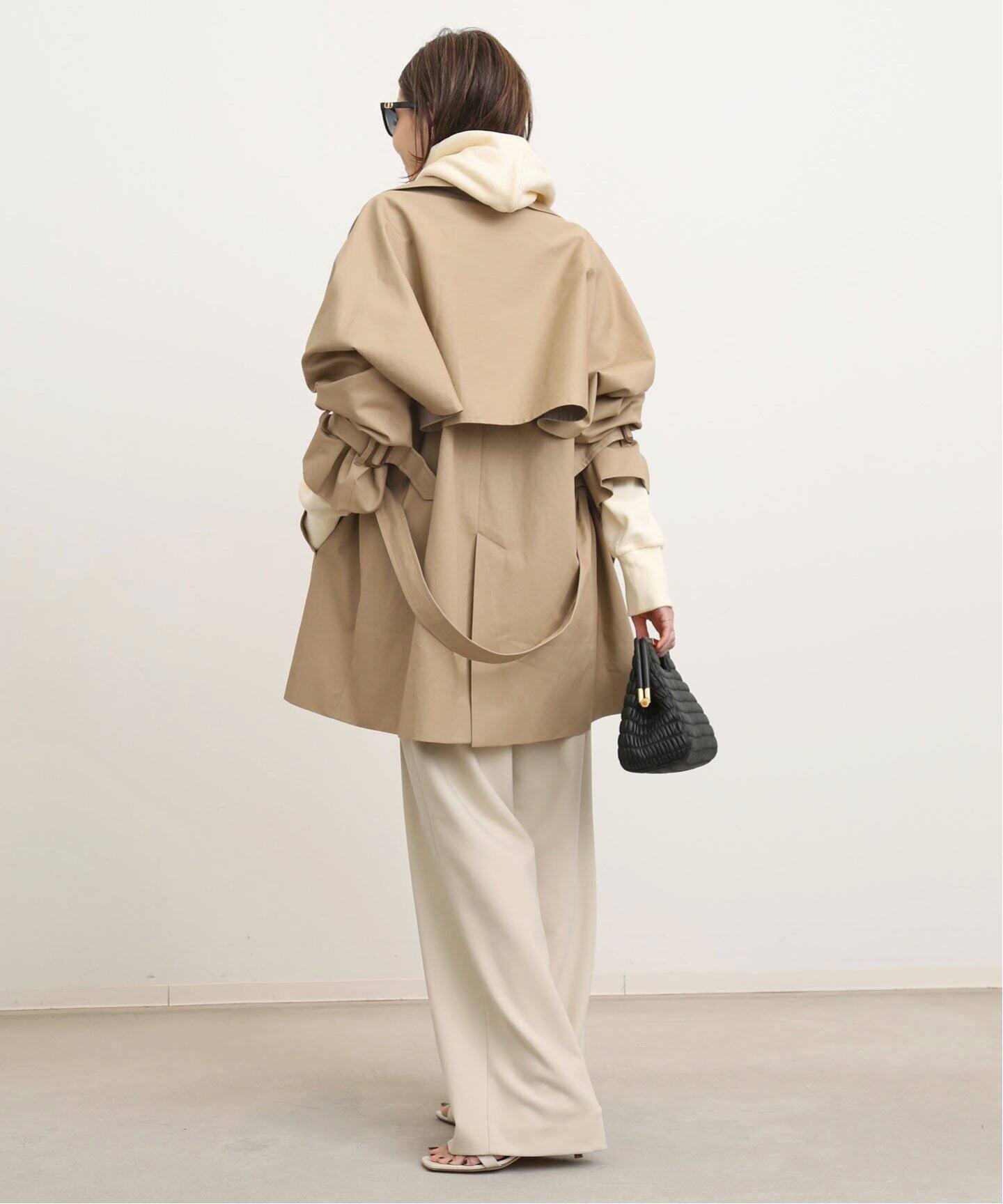 SHORT TRENCH COAT（トレンチコート）｜L 