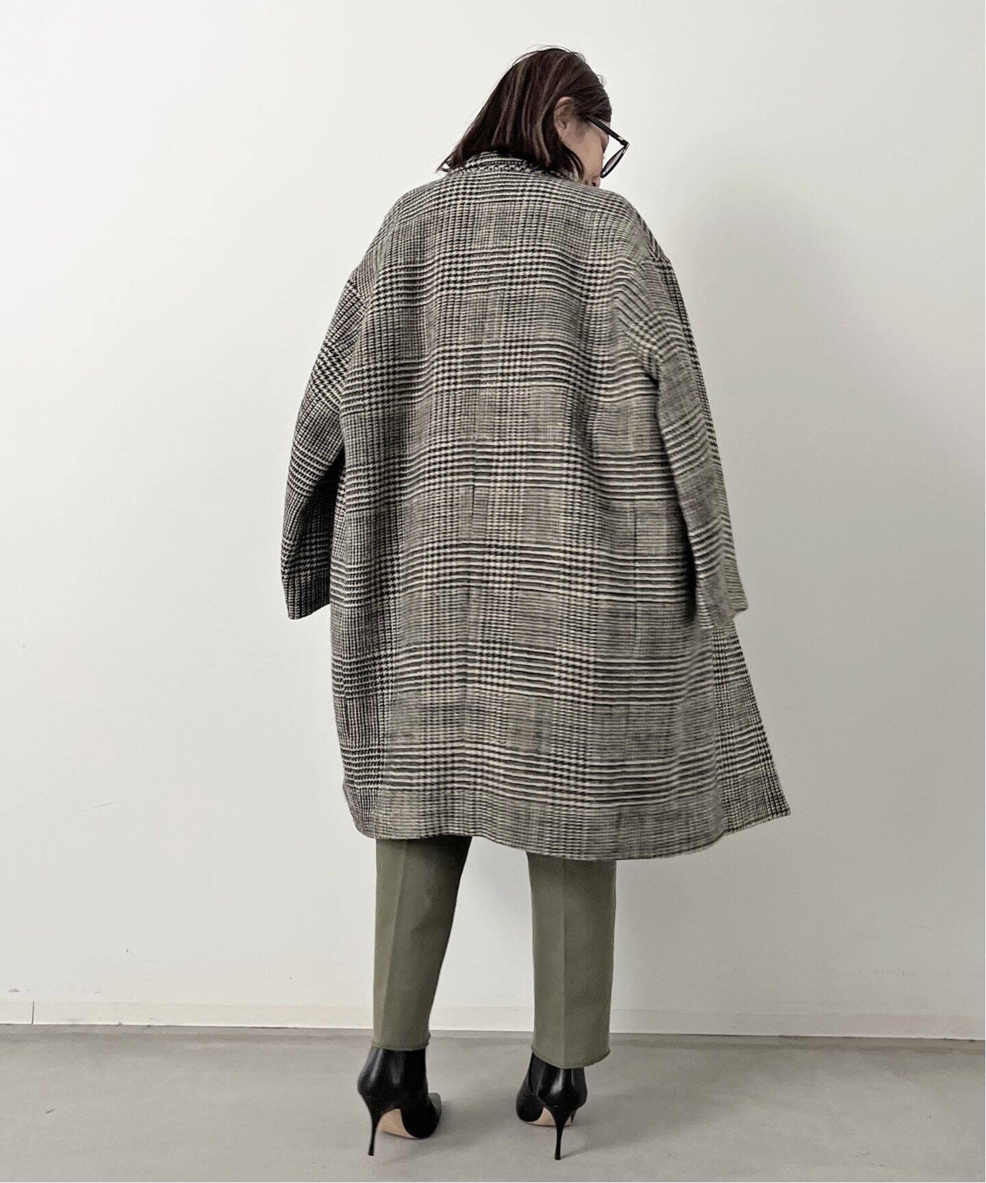 Check W Coat（その他ブルゾン／アウター）｜L