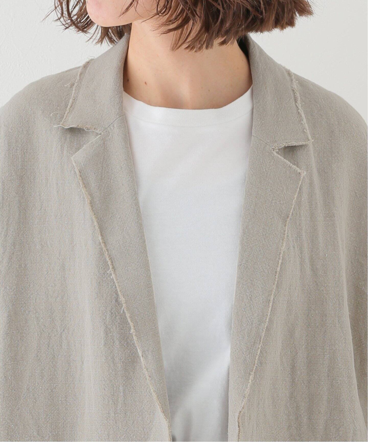 Linen Coat（チェスターコート）｜L 